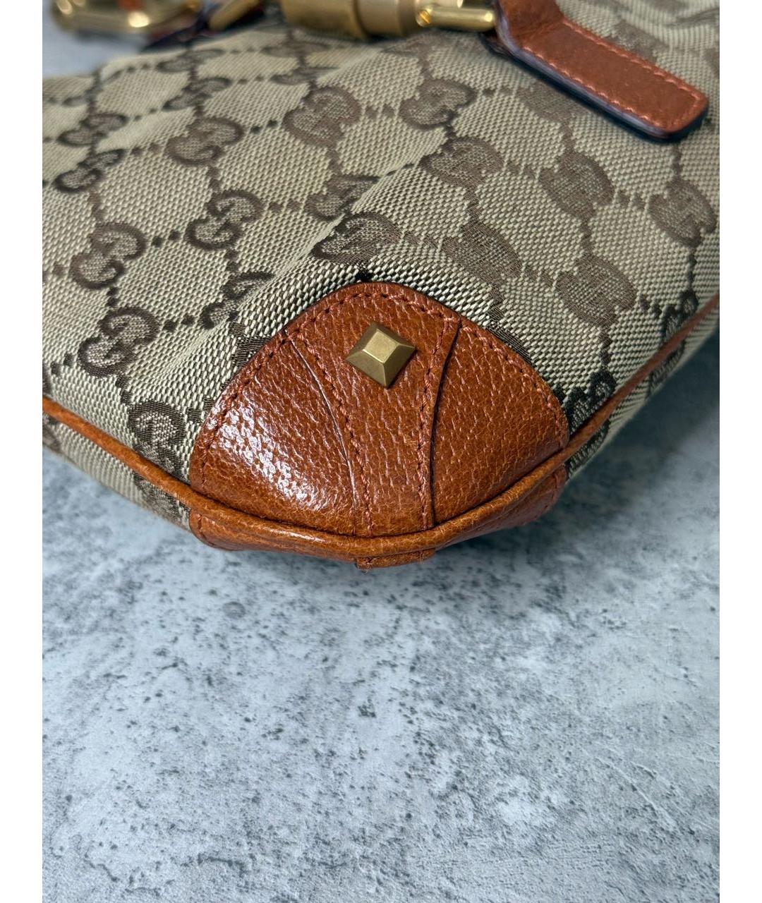 GUCCI Коричневая сумка с короткими ручками, фото 4