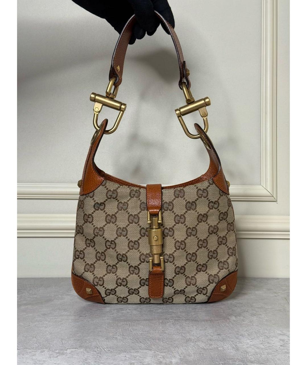 GUCCI Коричневая сумка с короткими ручками, фото 9