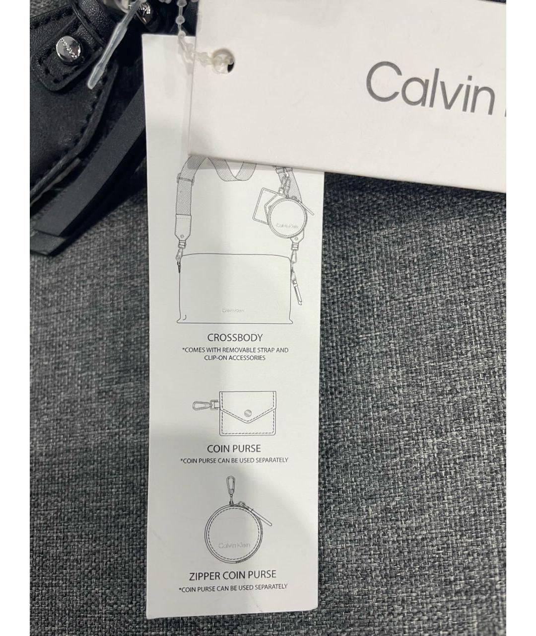 CALVIN KLEIN Черная сумка через плечо, фото 7