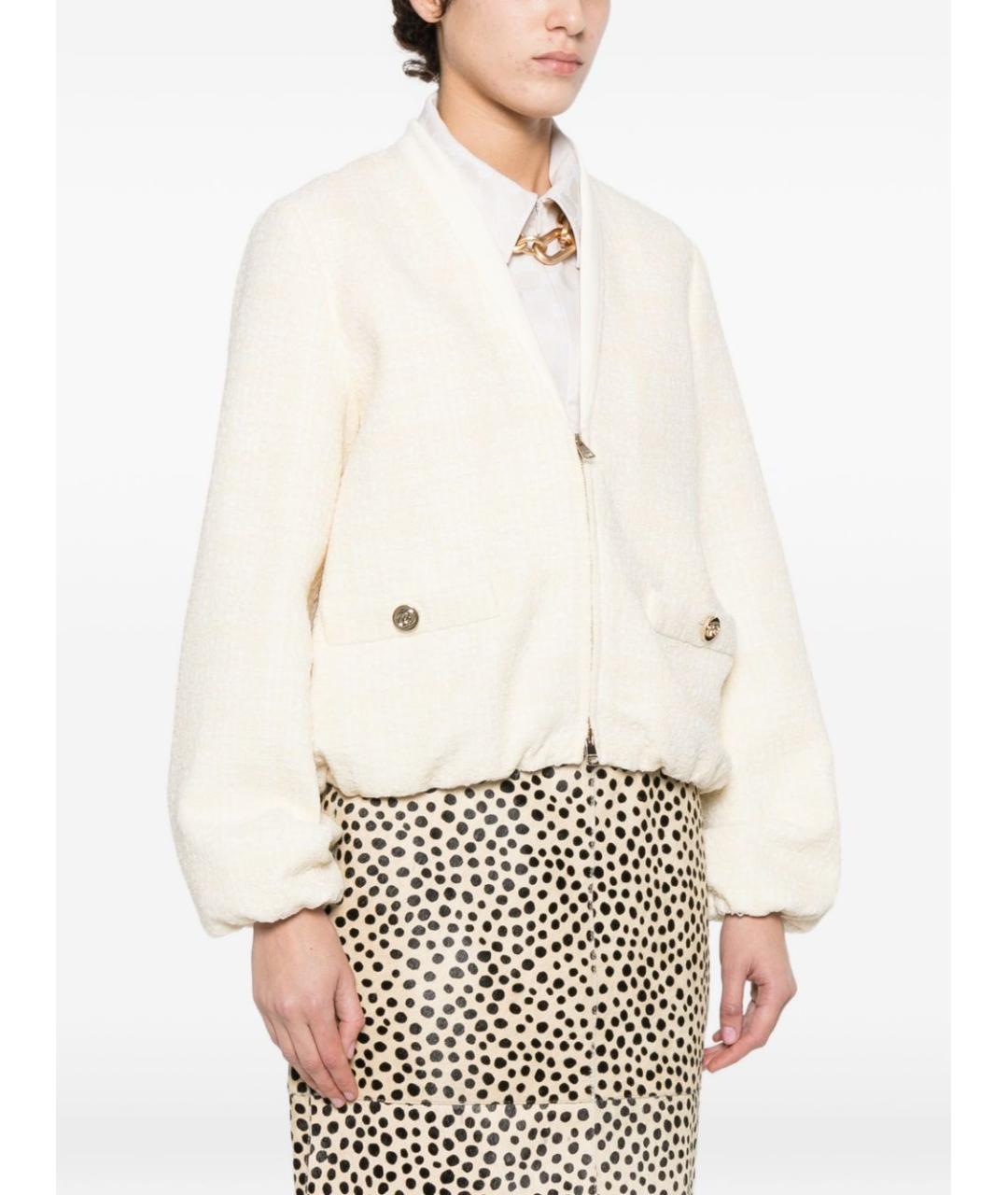 GUCCI Бежевая хлопковая куртка, фото 5