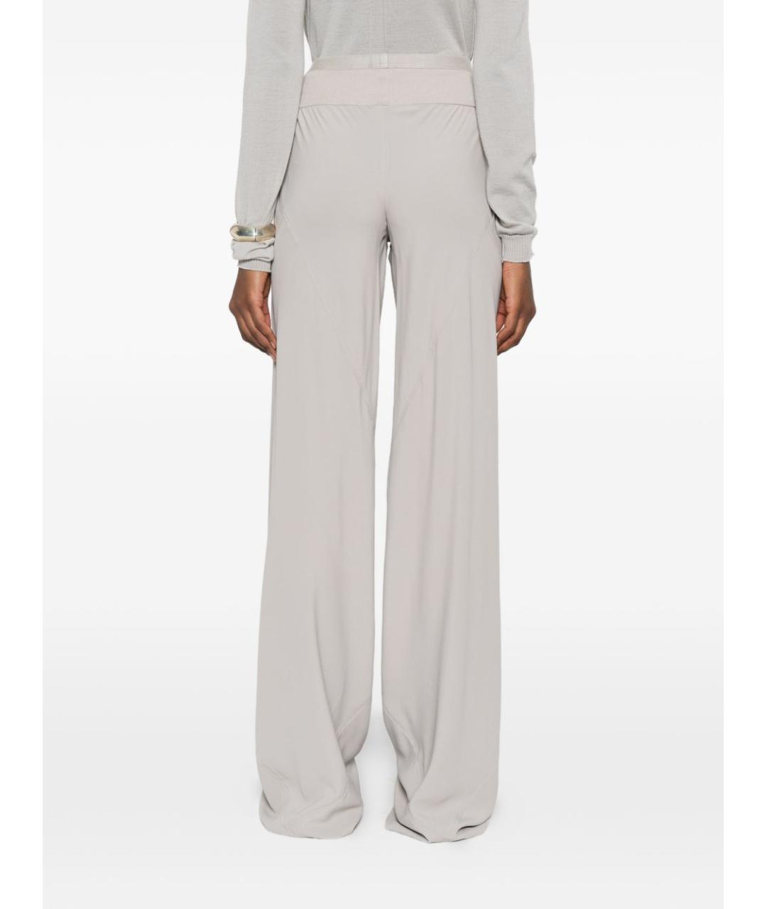 RICK OWENS Шелковые прямые брюки, фото 2