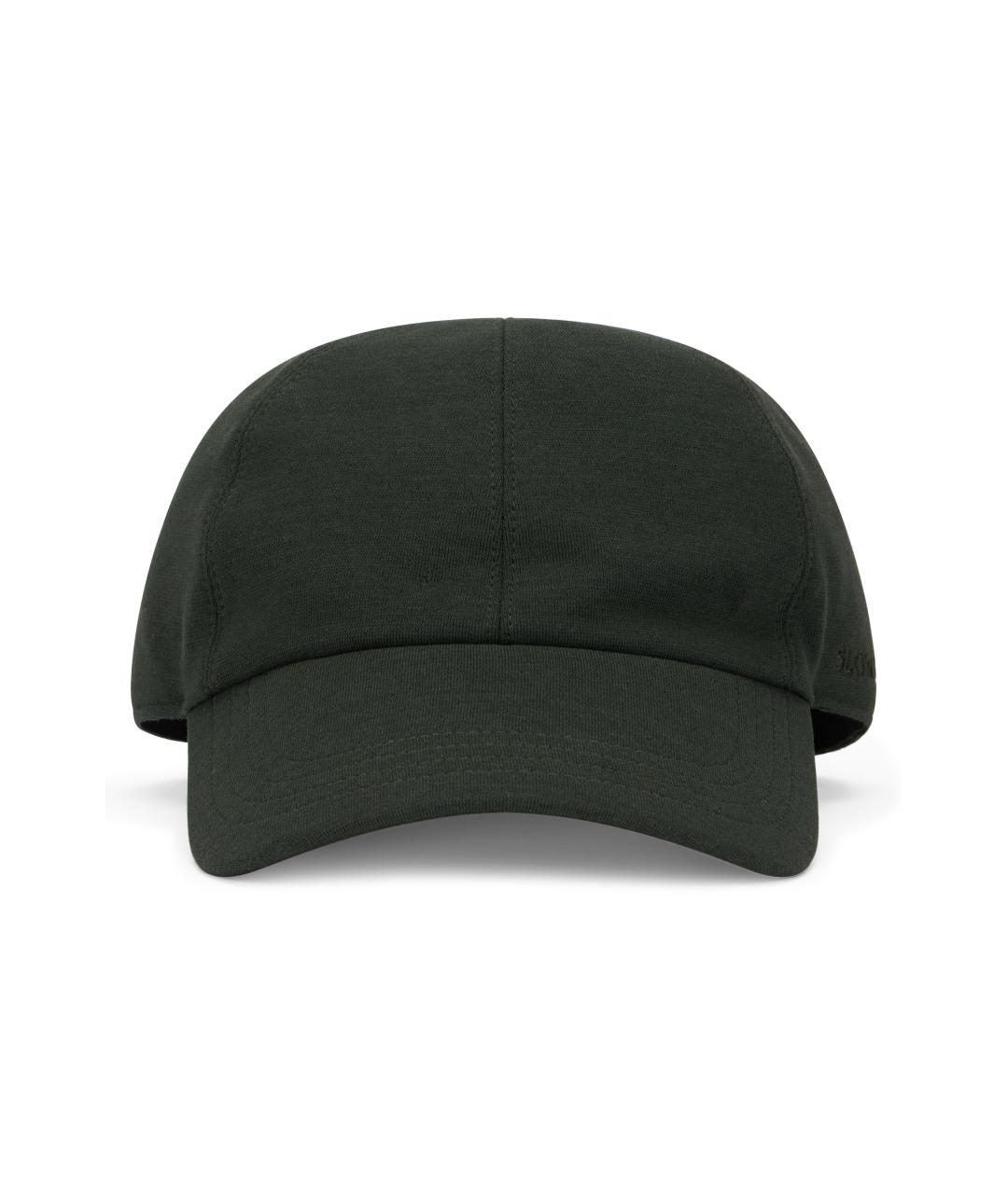 SLOWEAR Зеленая хлопковая кепка/бейсболка, фото 1