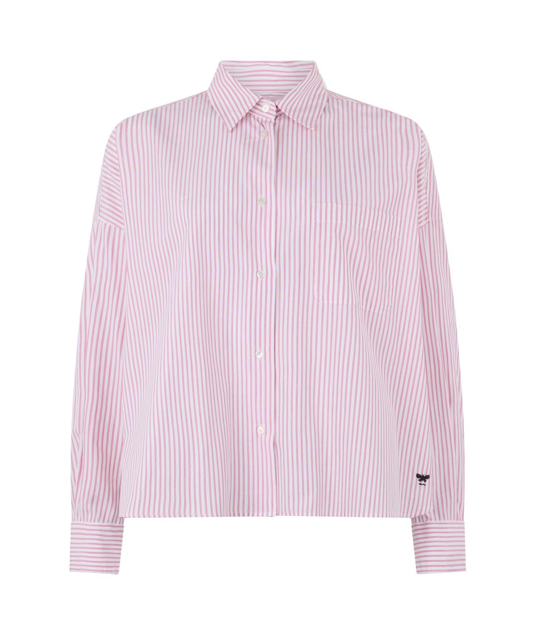 WEEKEND MAX MARA Розовая хлопковая рубашка, фото 1