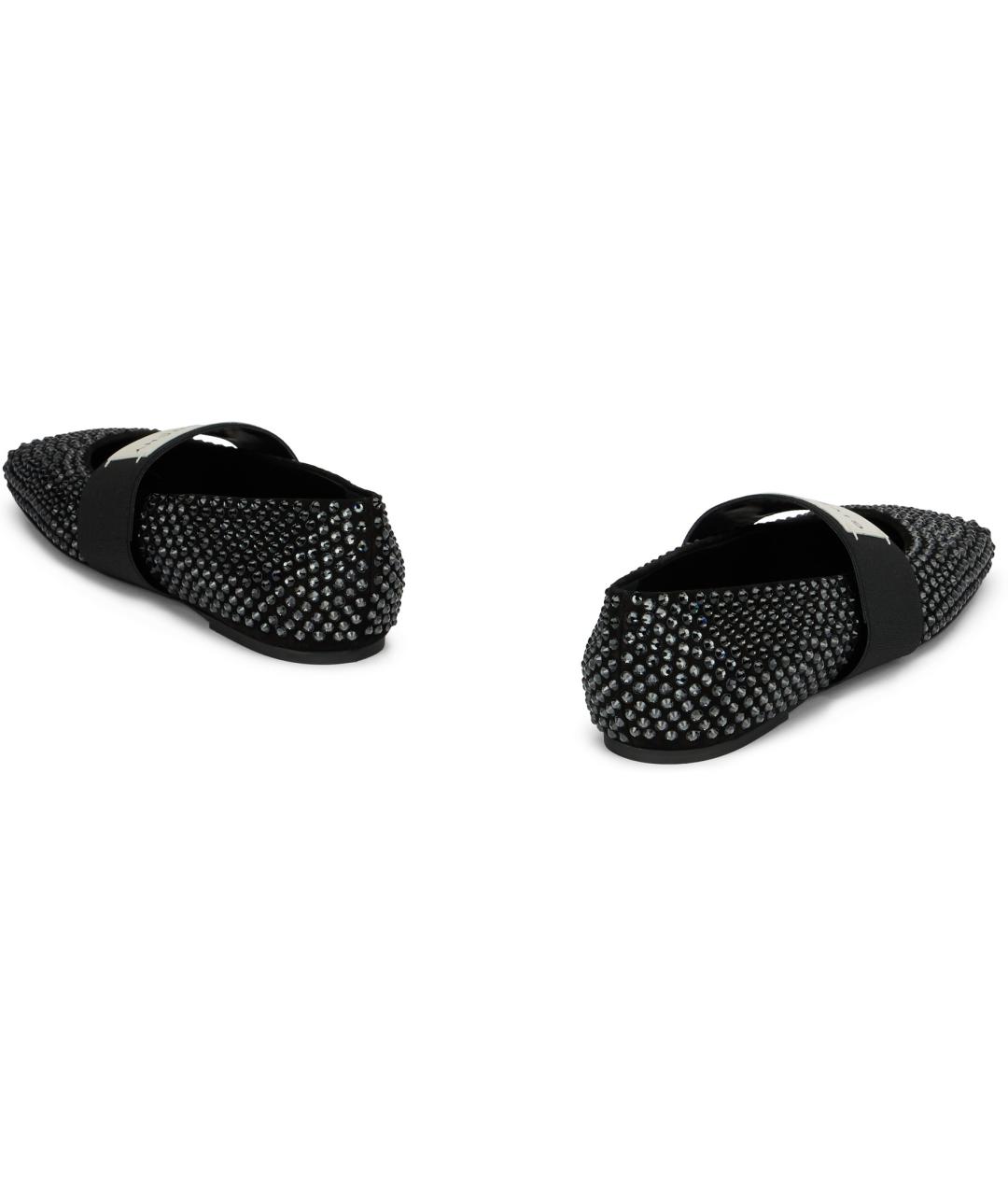 GIVENCHY Черные кожаные балетки, фото 4