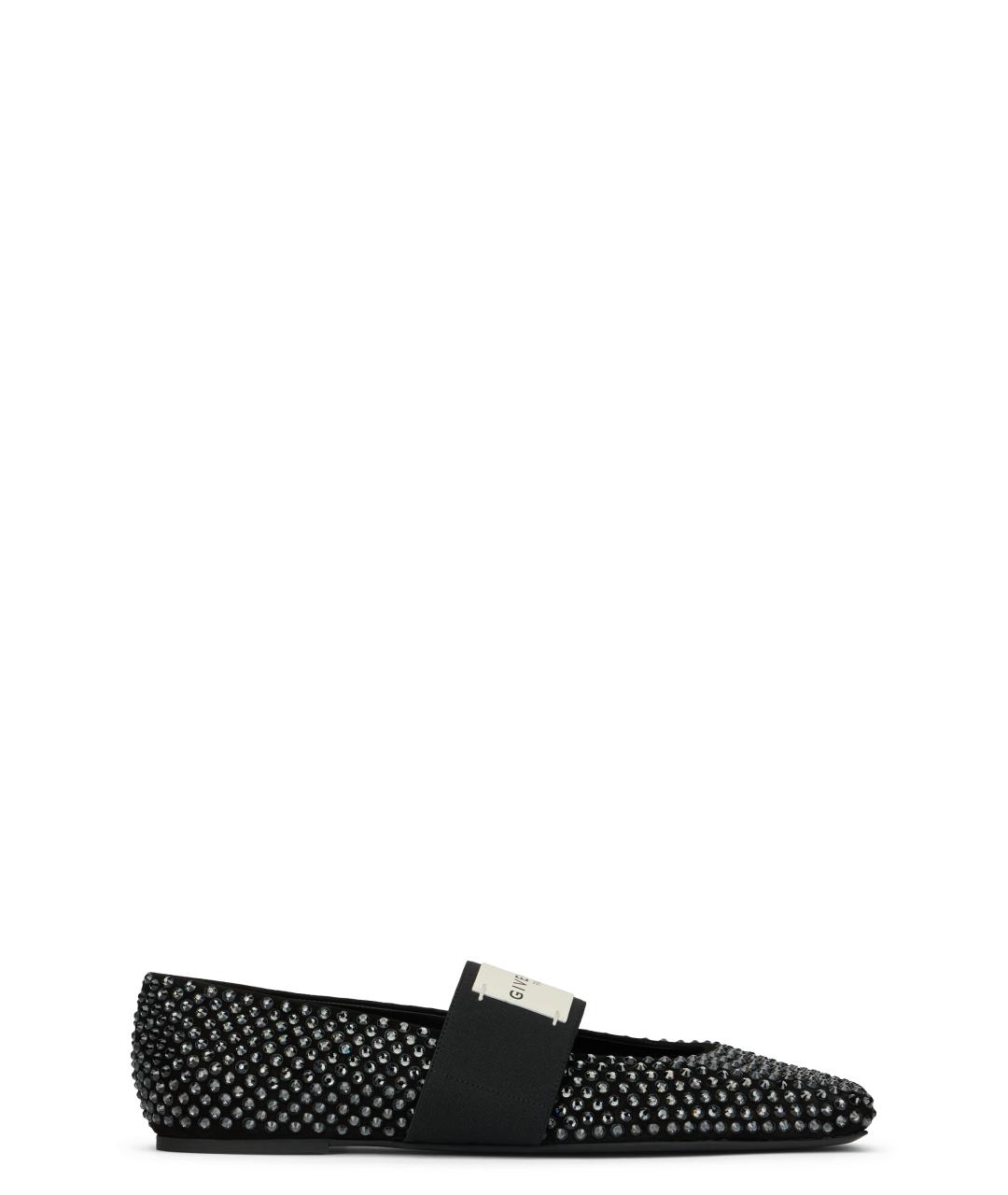 GIVENCHY Черные кожаные балетки, фото 1