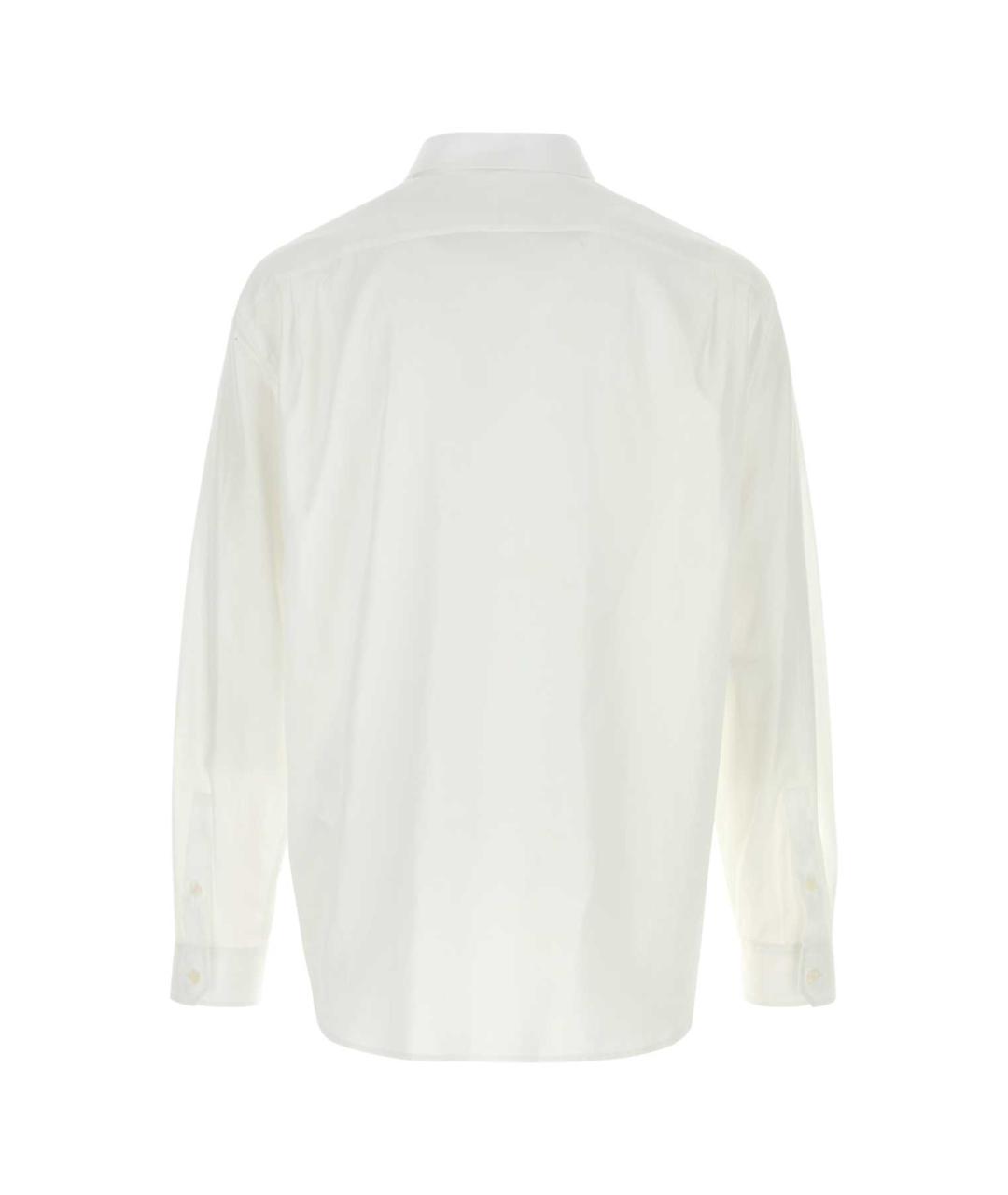 LOEWE Белая хлопковая классическая рубашка, фото 2