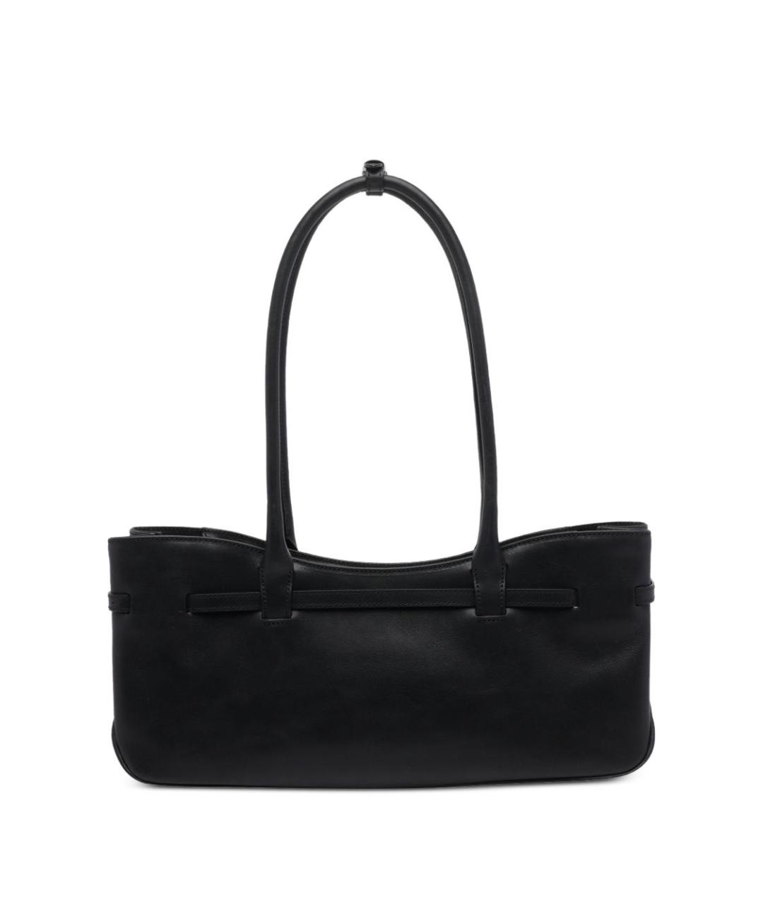 MARGESHERWOOD Черная кожаная сумка через плечо, фото 3