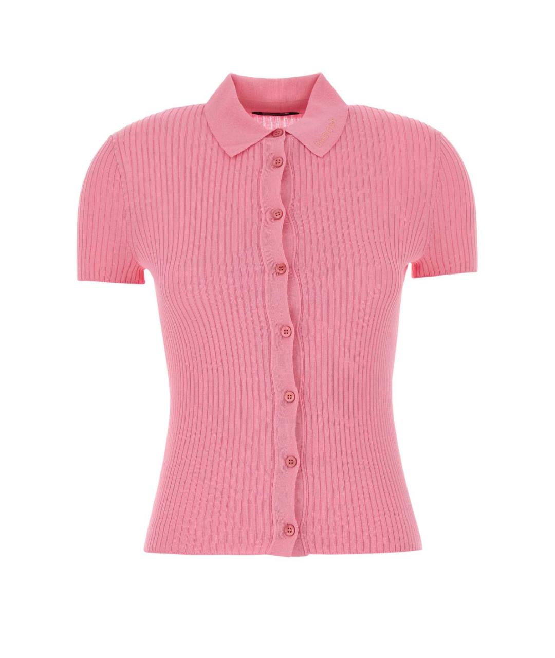 BALENCIAGA Розовый вискозный кардиган, фото 1