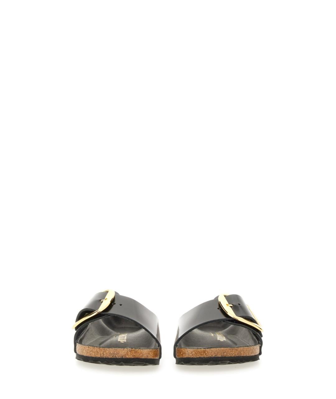 BIRKENSTOCK Черные кожаные сандалии, фото 5