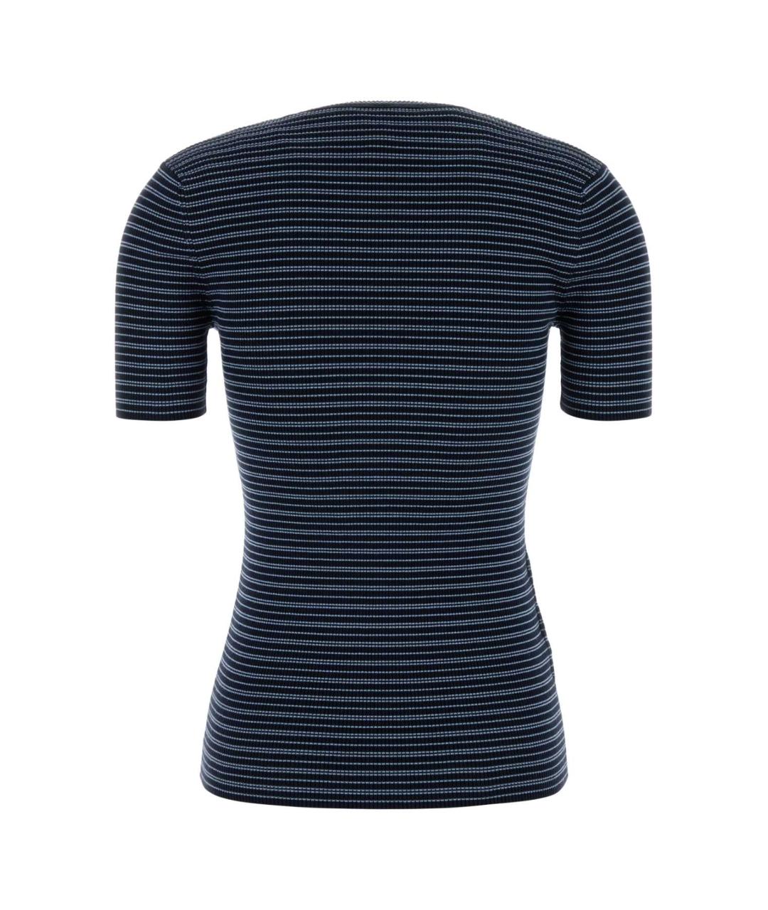 PRADA Синий хлопковый джемпер / свитер, фото 2