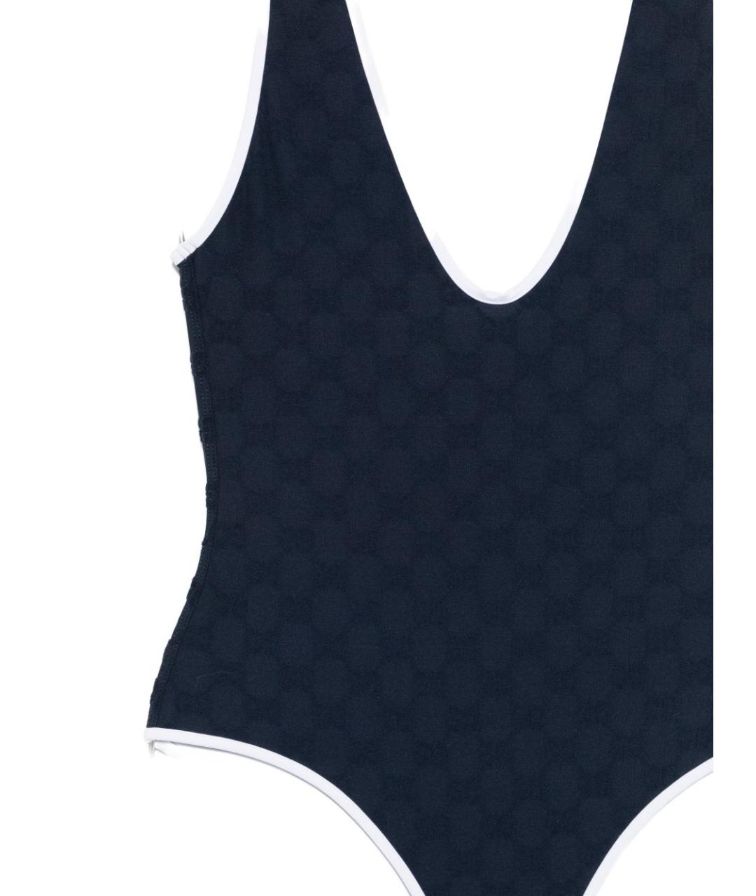 GUCCI Синий купальник, фото 3