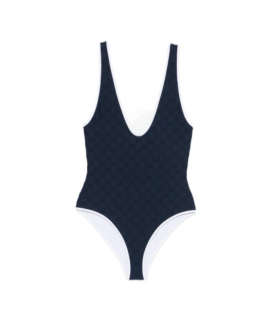 GUCCI Синий купальник, фото 1