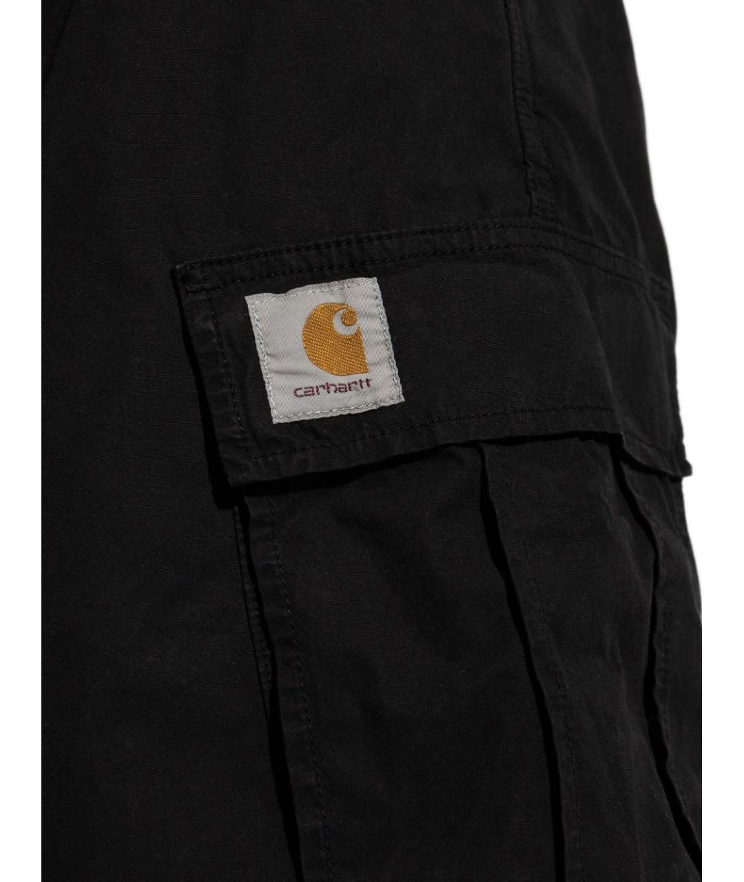 CARHARTT WIP Черные хлопковые шорты, фото 3