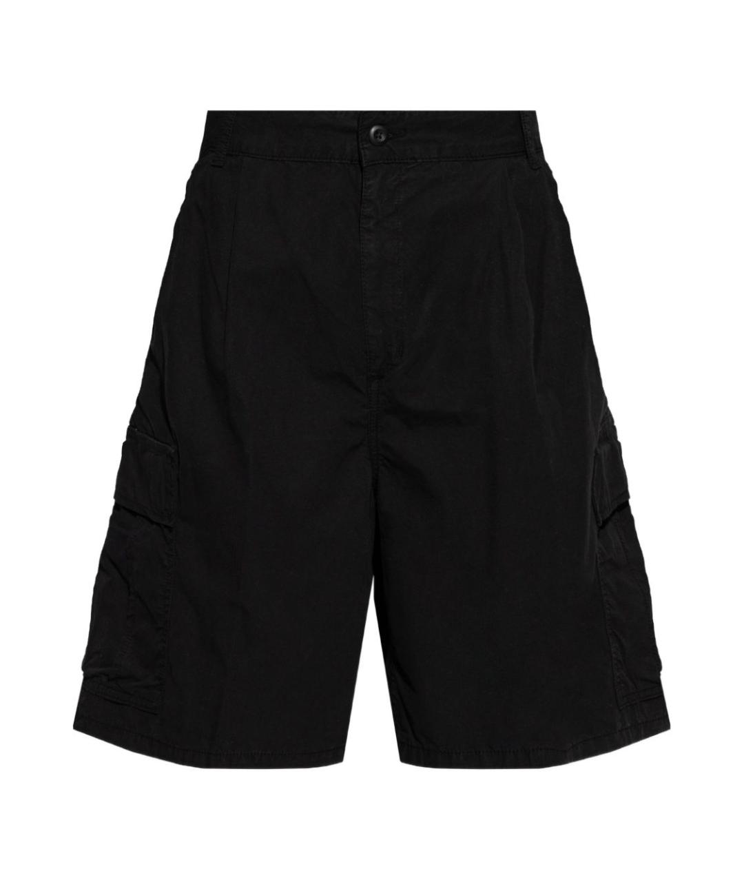 CARHARTT WIP Черные хлопковые шорты, фото 1