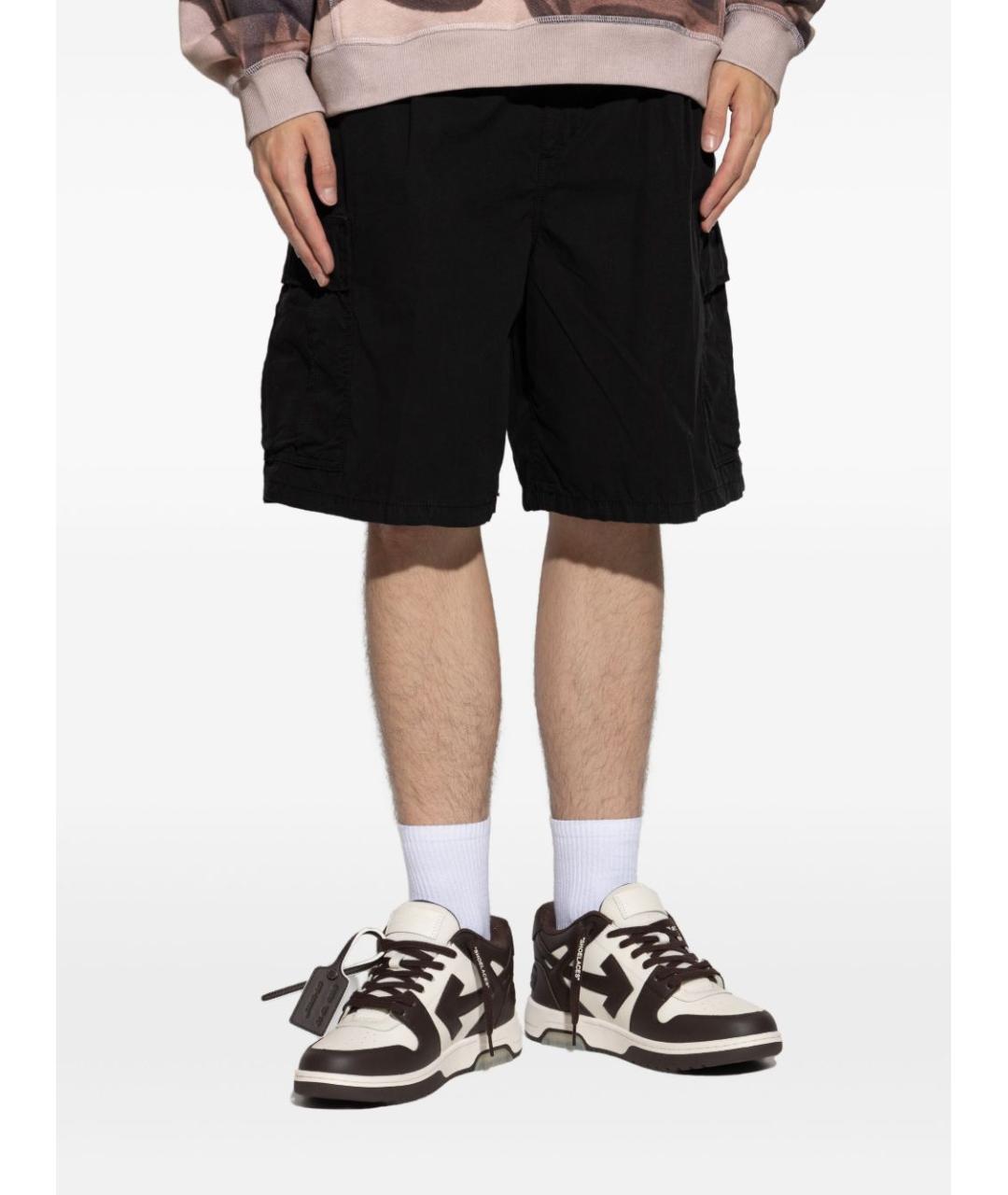 CARHARTT WIP Черные хлопковые шорты, фото 4