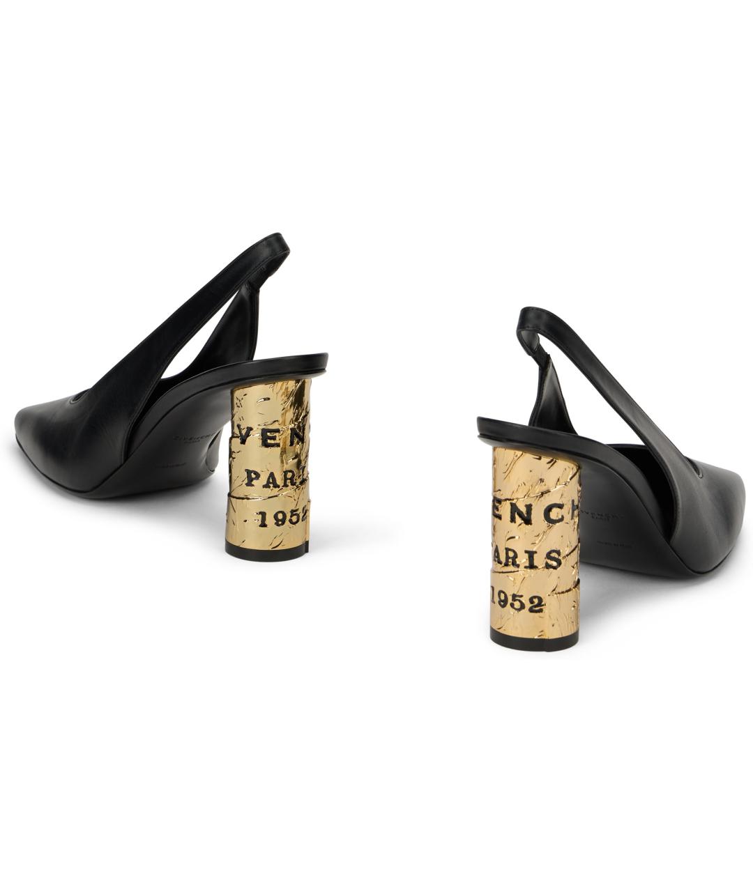 GIVENCHY Черные кожаные туфли, фото 4