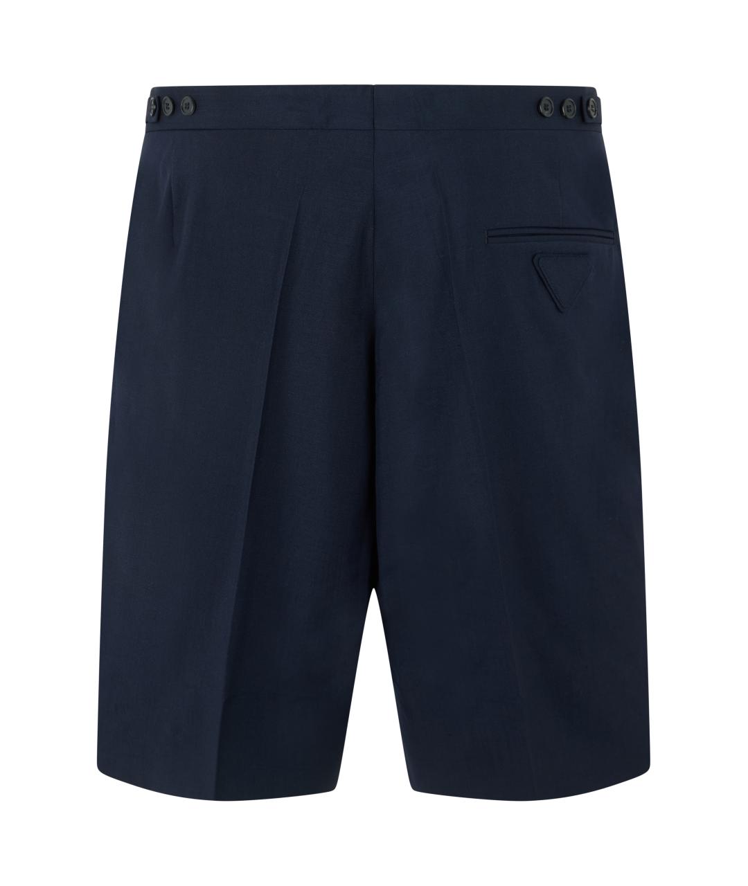 PRADA Синие шерстяные шорты, фото 2