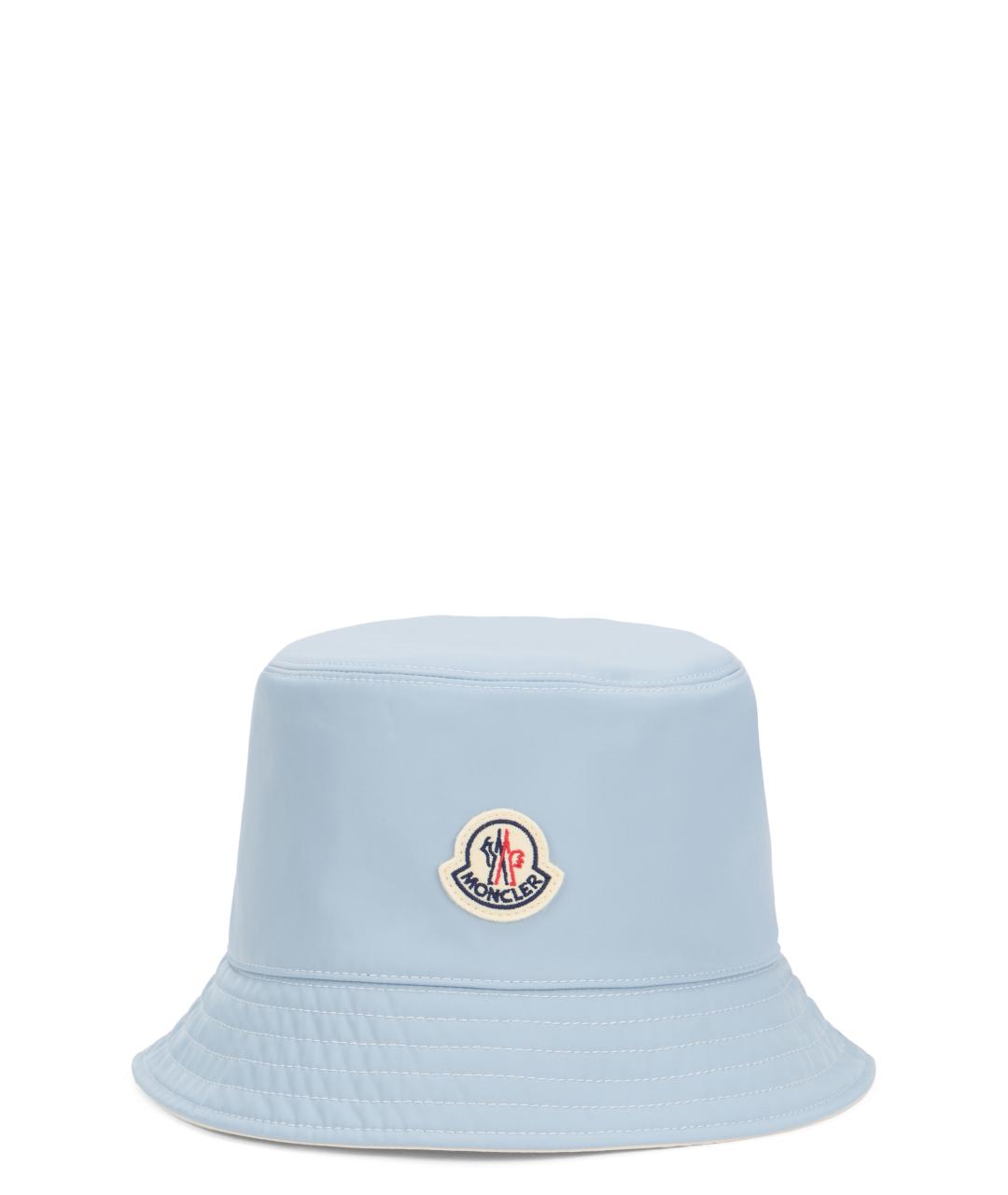 MONCLER Голубая синтетическая панама, фото 1