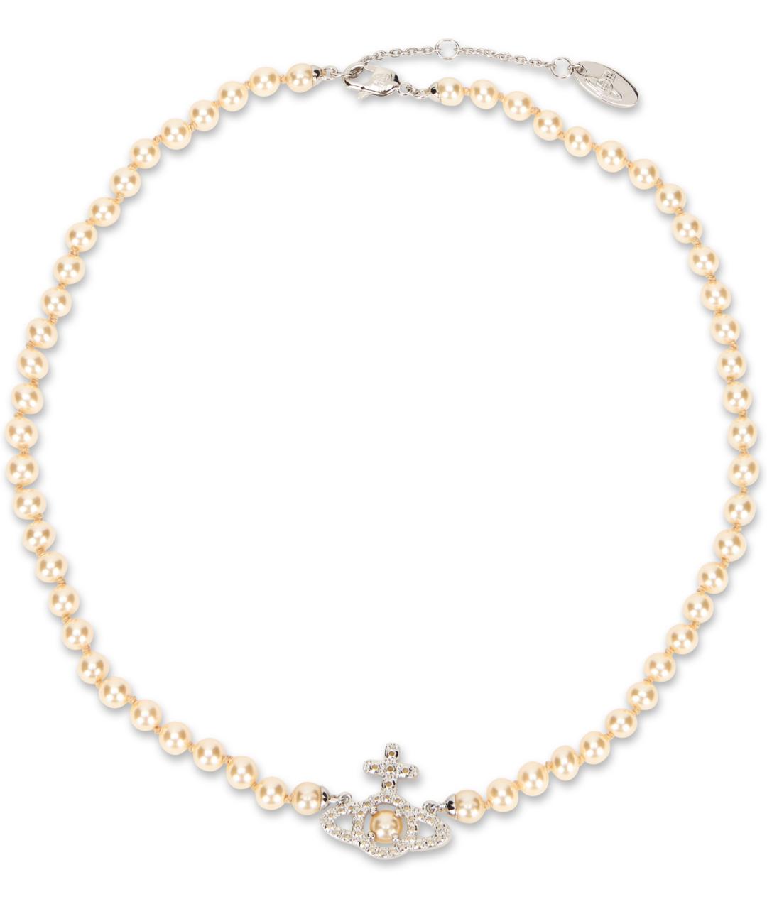 VIVIENNE WESTWOOD Бежевая цепочка, фото 3