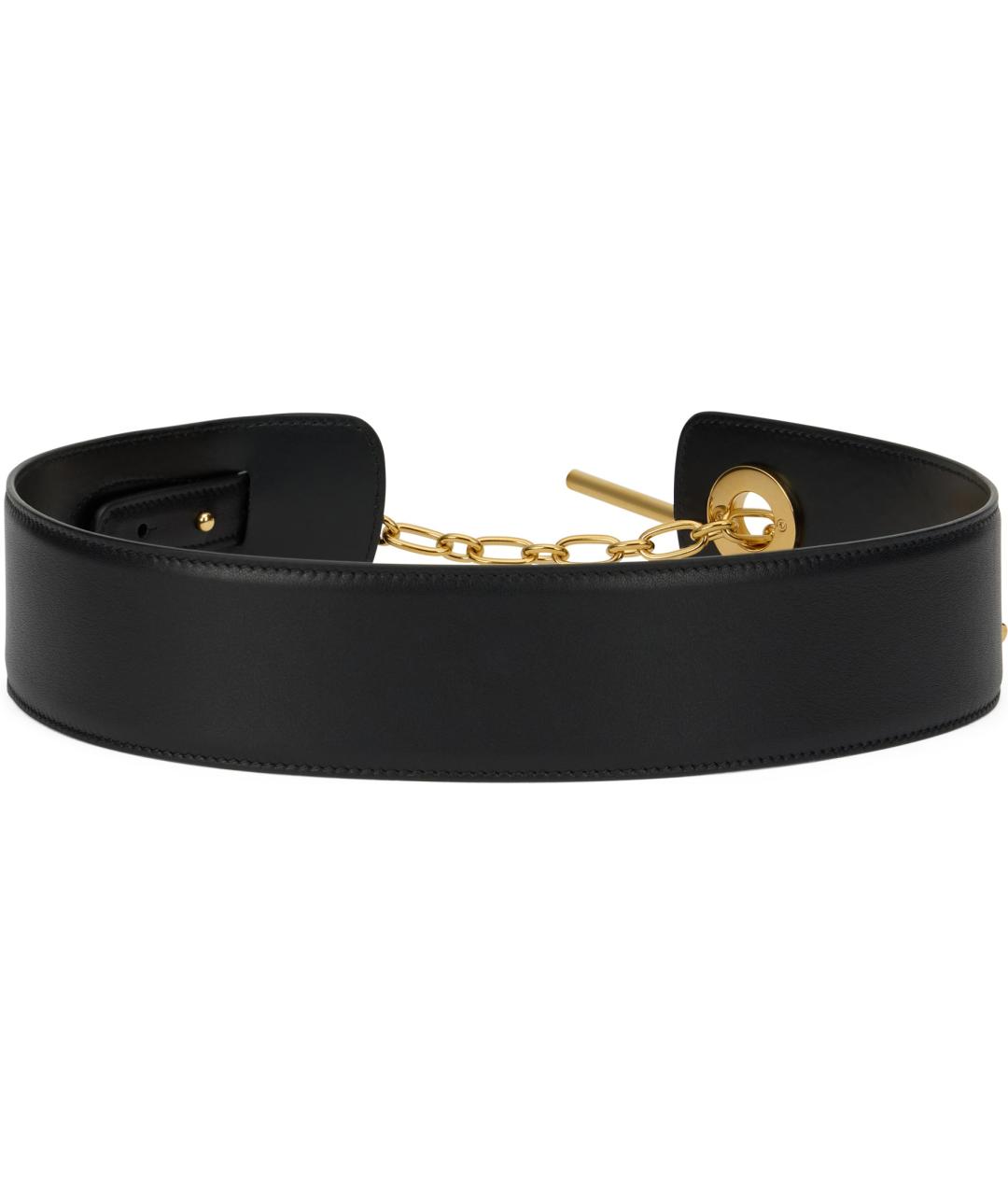 CELINE Черный кожаный ремень, фото 2