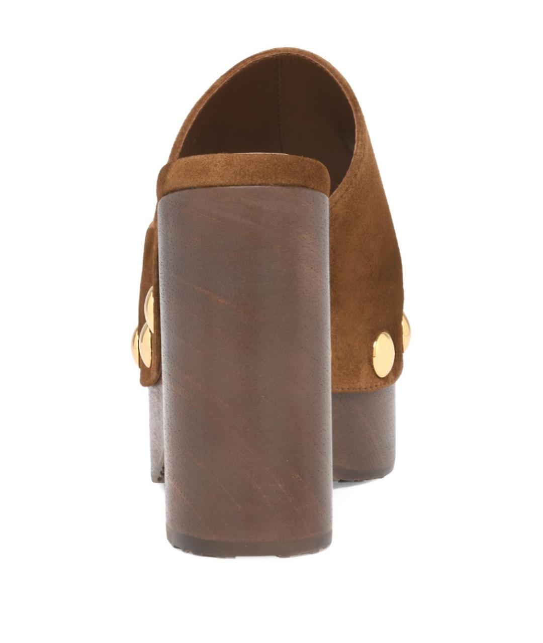 GIANVITO ROSSI Коричневые кожаные сандалии, фото 4