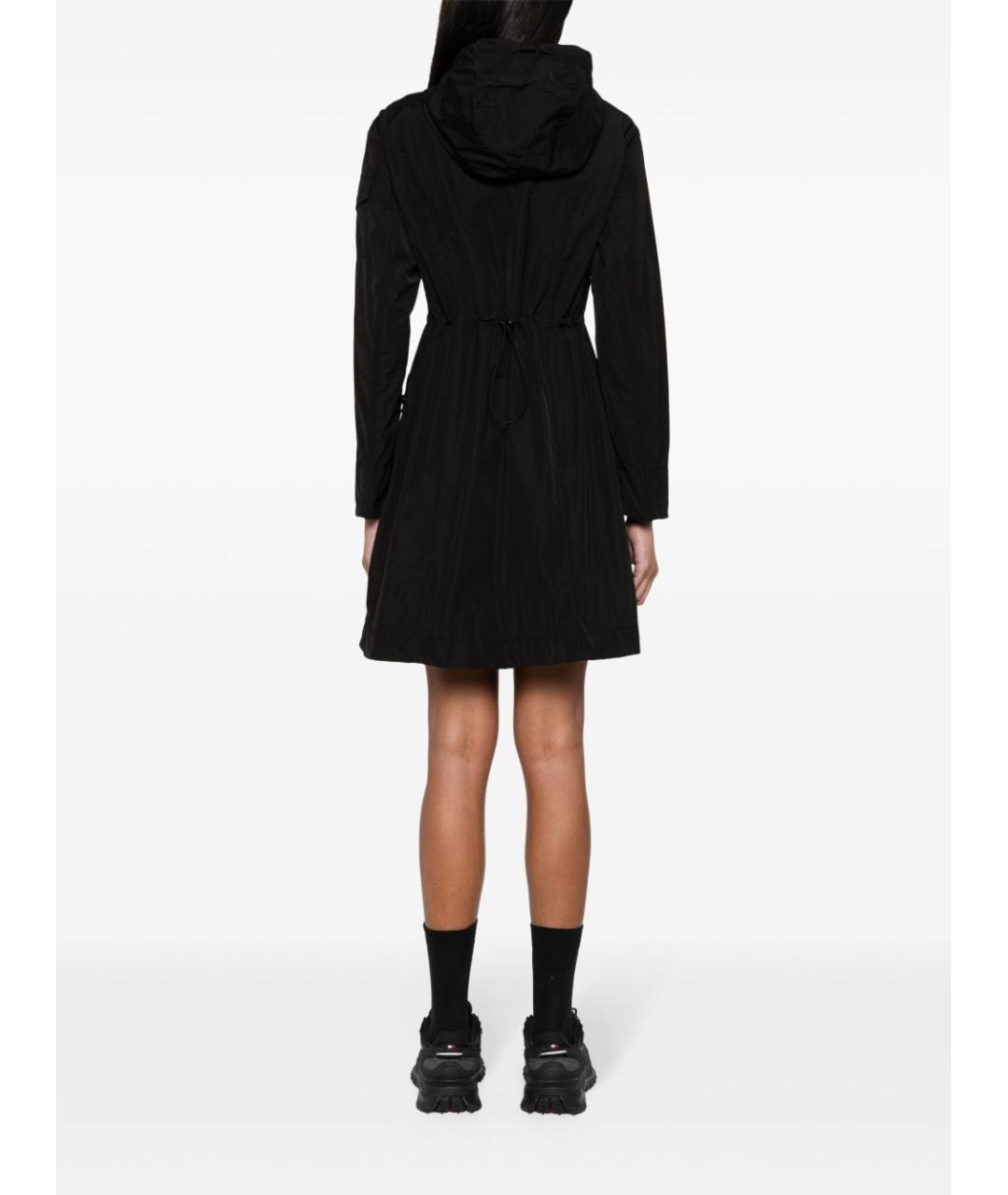 MONCLER Черное пальто, фото 4