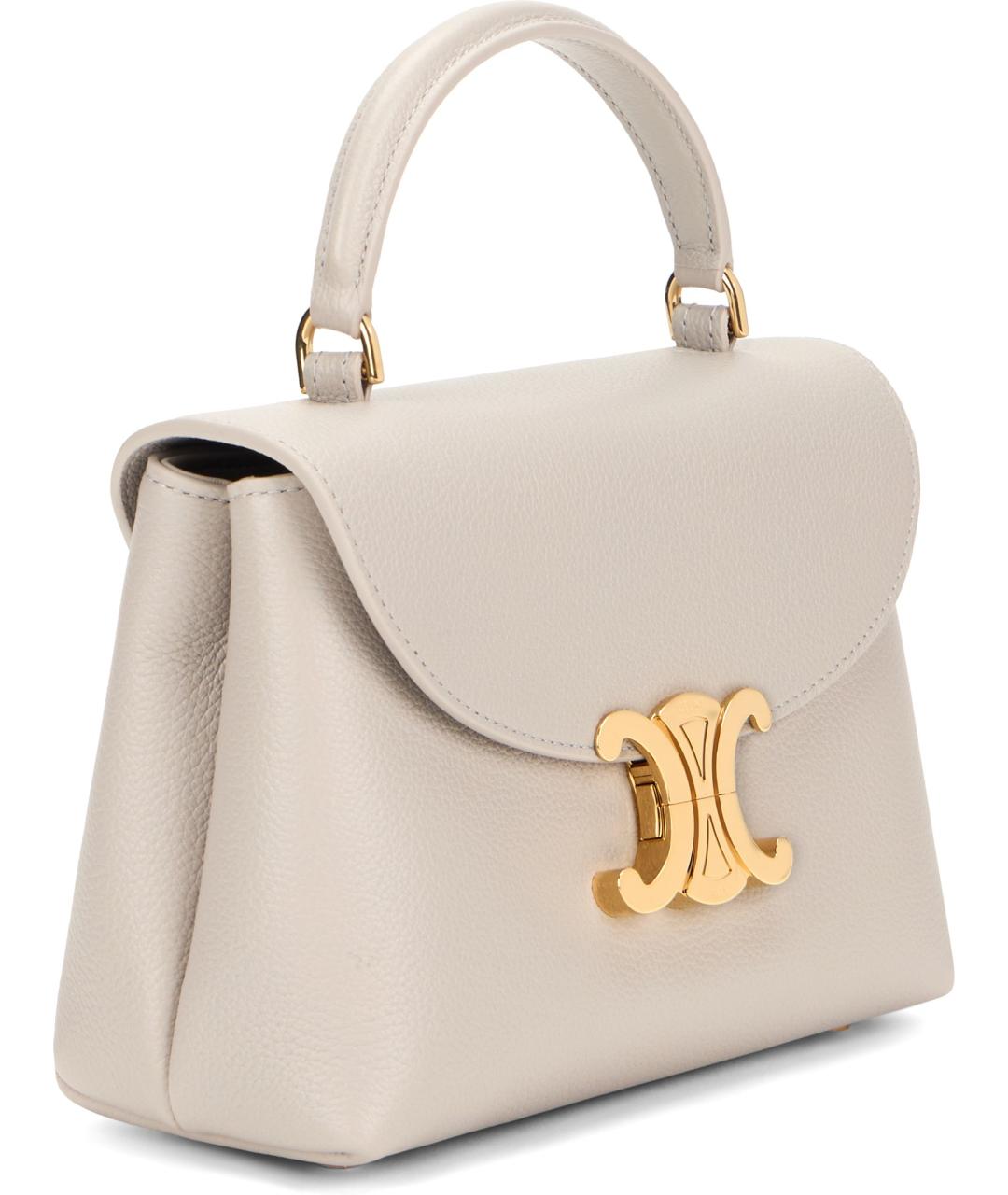 CELINE Кожаная сумка через плечо, фото 3