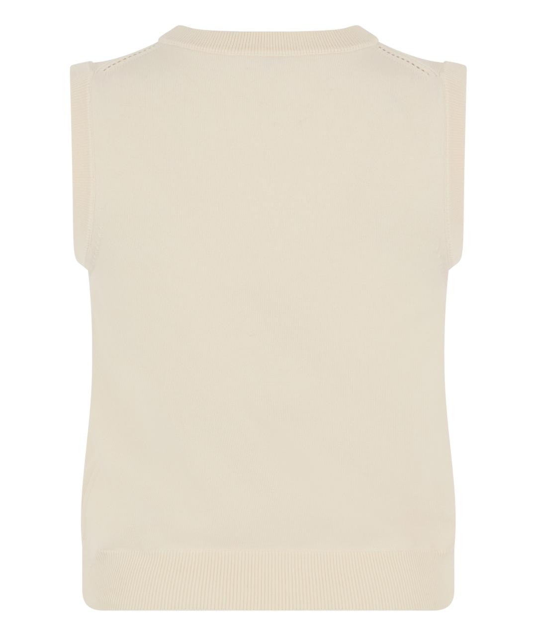 CELINE Бежевый шерстяной джемпер / свитер, фото 2