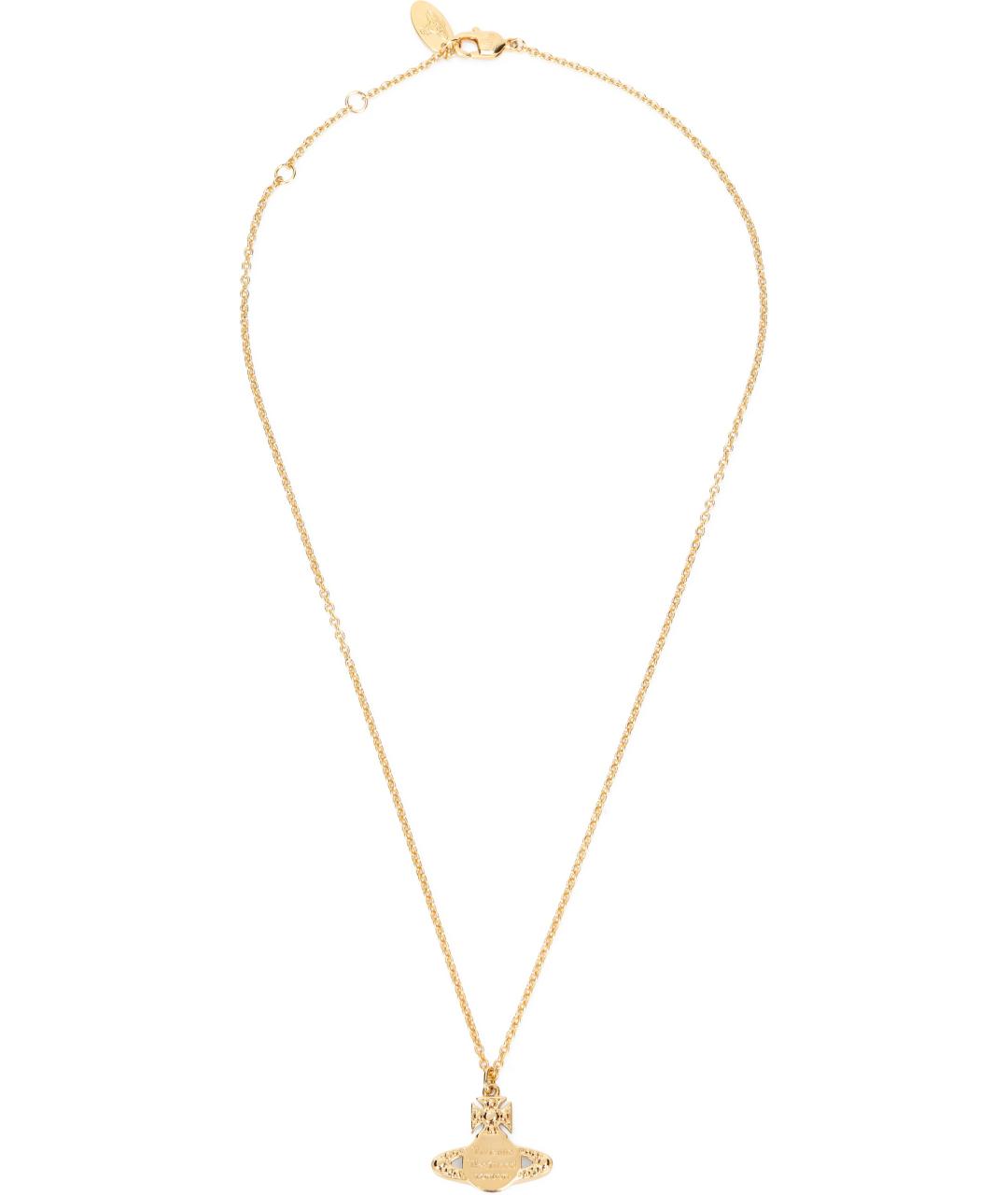 VIVIENNE WESTWOOD Золотая латунная цепочка, фото 3