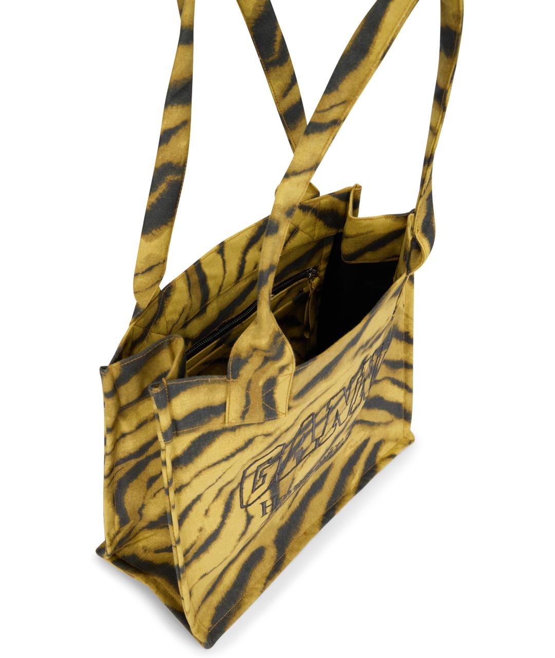 GANNI Мульти хлопковая сумка тоут, фото 5