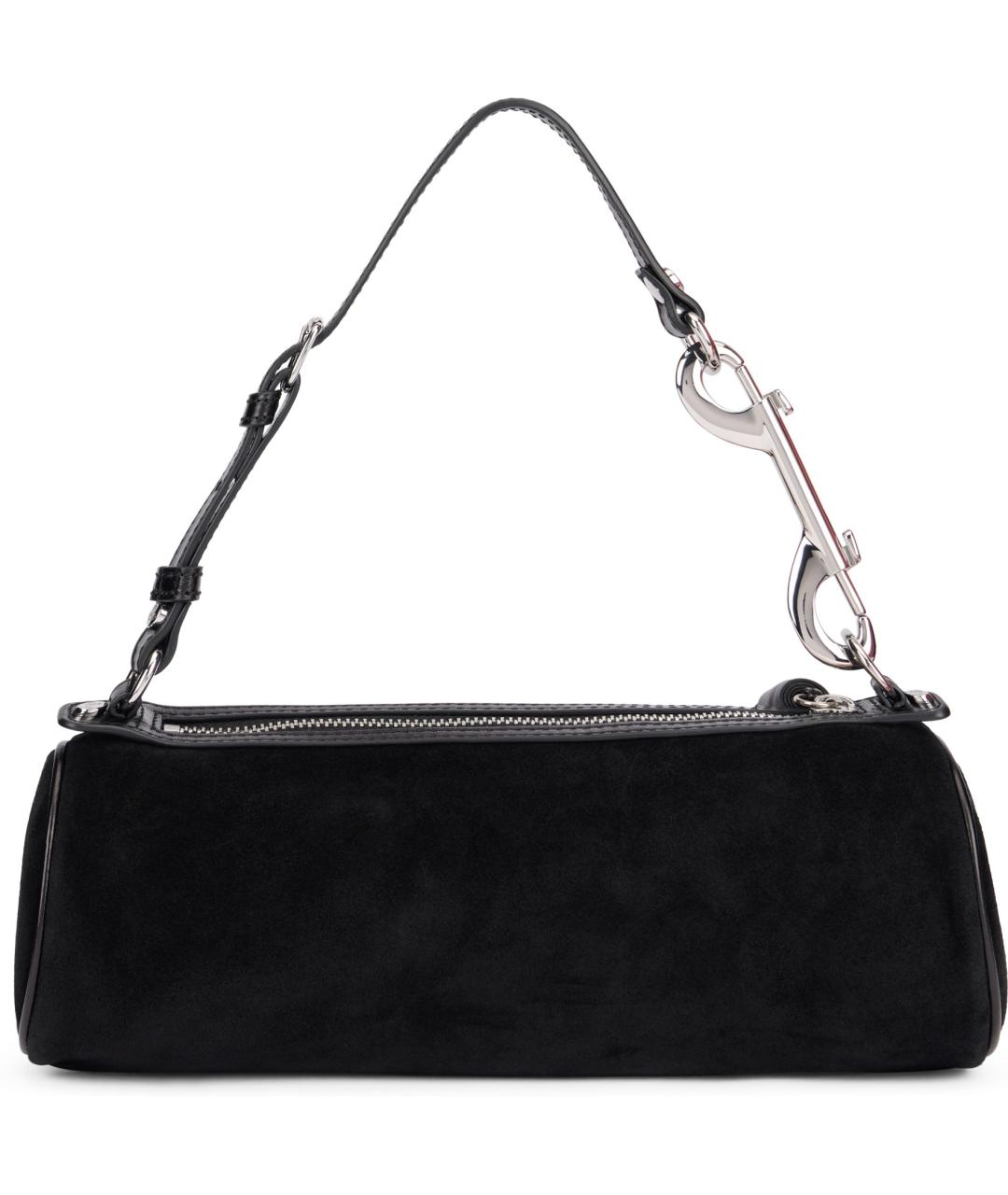 VIVIENNE WESTWOOD Черная кожаная сумка с короткими ручками, фото 4