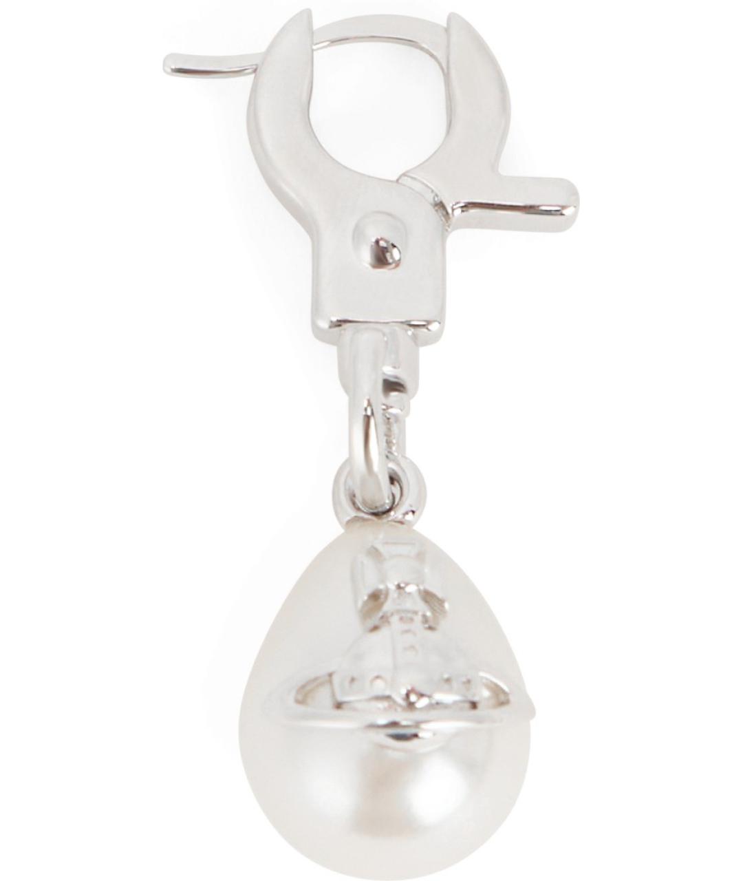 VIVIENNE WESTWOOD Серебряные металлические серьги, фото 2