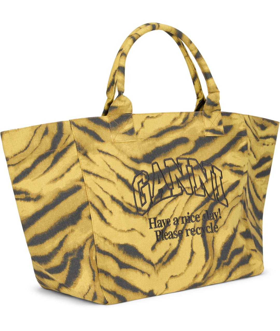 GANNI Мульти хлопковая сумка тоут, фото 3