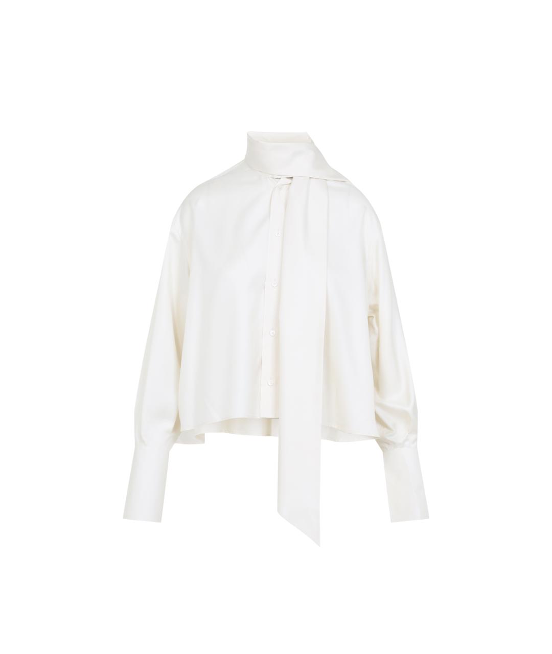 CELINE Бежевая шелковая блузы, фото 1