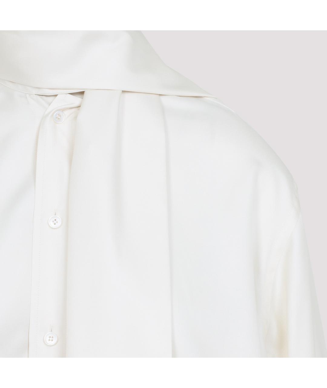 CELINE Бежевая шелковая блузы, фото 4