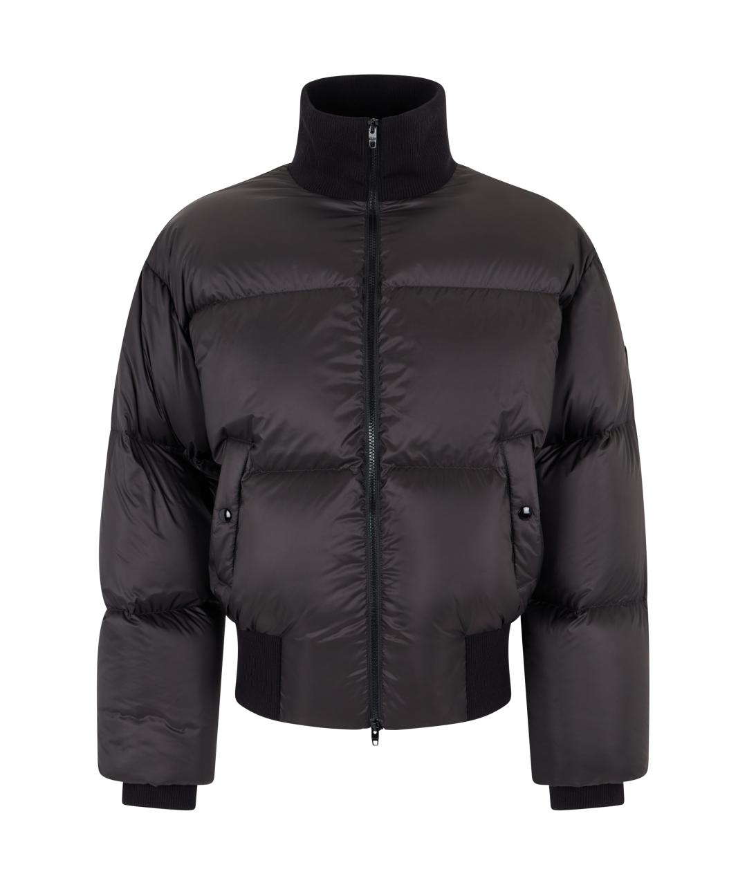 CELINE Черный полиэстеровый пуховик, фото 1