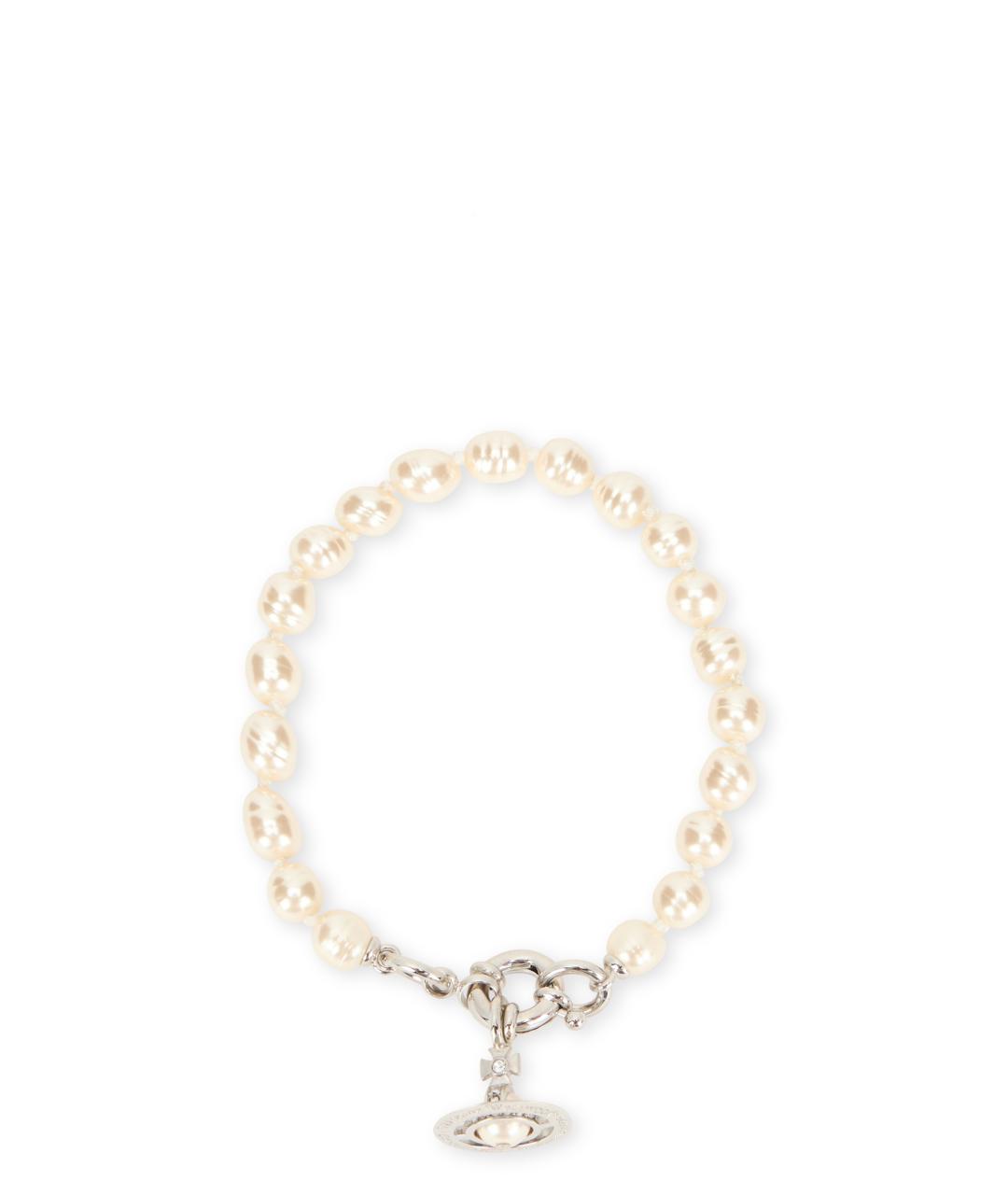 VIVIENNE WESTWOOD Бежевый металлический браслет, фото 1