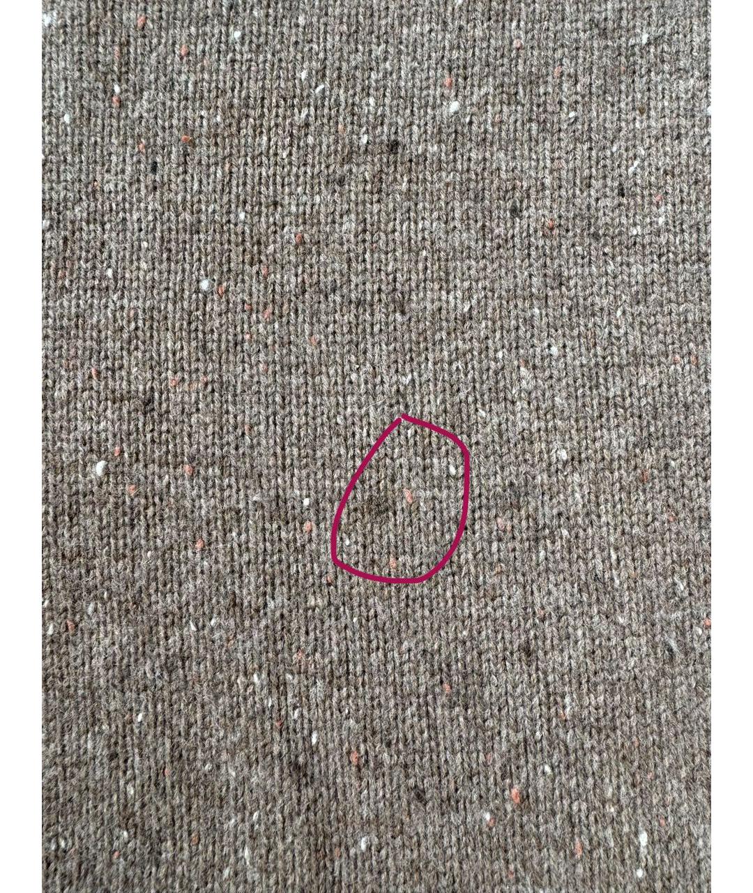 12 STOREEZ Коричневый шерстяной джемпер / свитер, фото 6