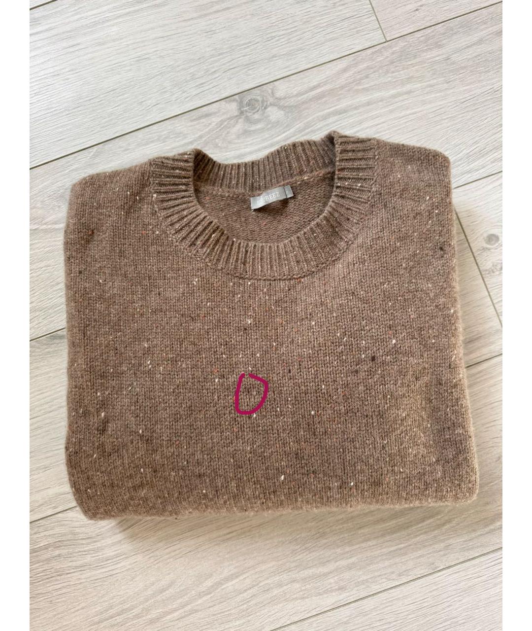 12 STOREEZ Коричневый шерстяной джемпер / свитер, фото 5