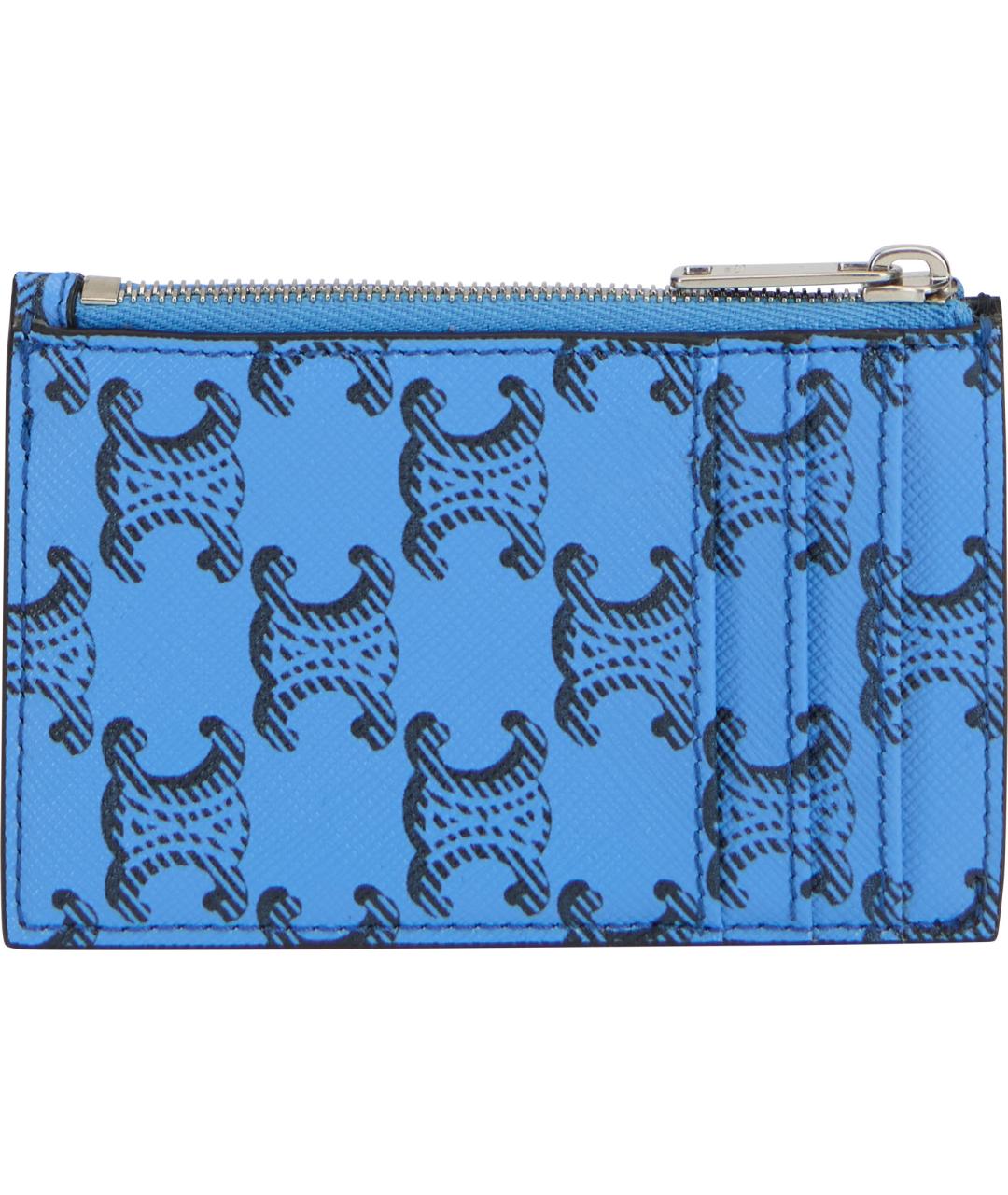 CELINE Синий кожаный кардхолдер, фото 3