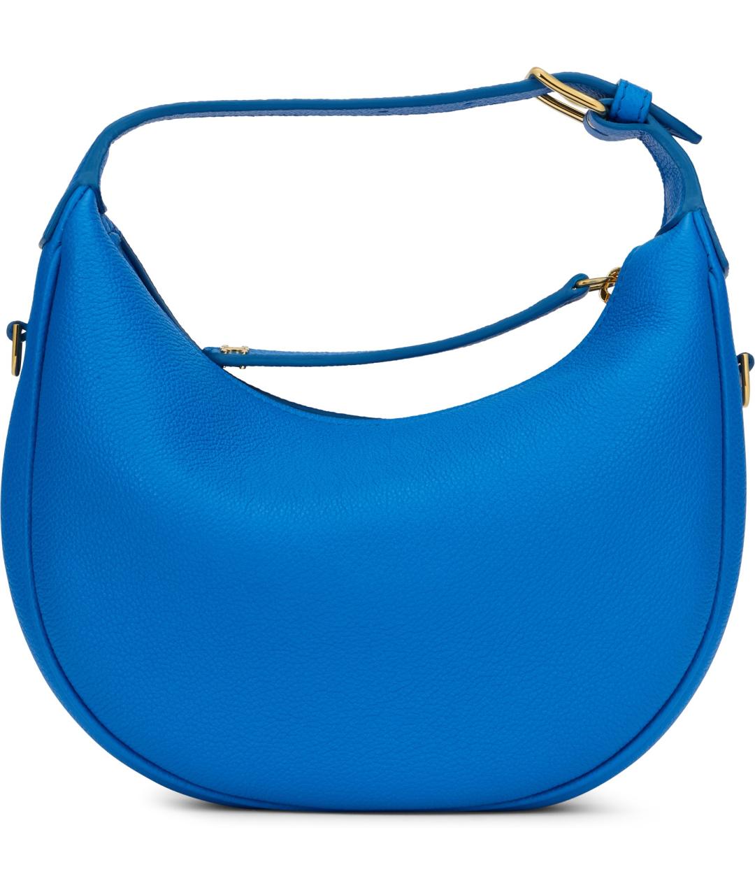 CELINE Синяя кожаная сумка через плечо, фото 3