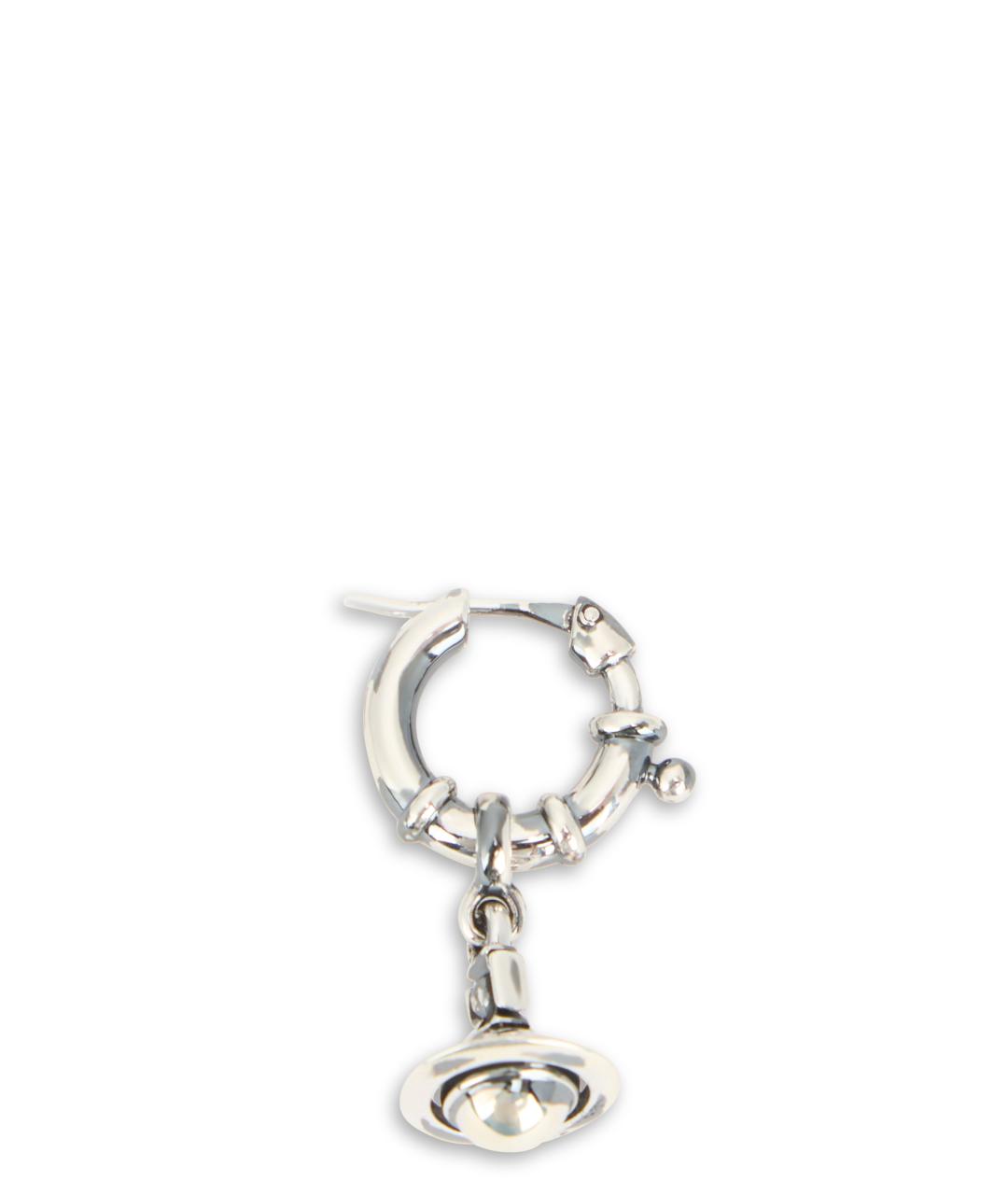 VIVIENNE WESTWOOD Серебряные металлические серьги, фото 1