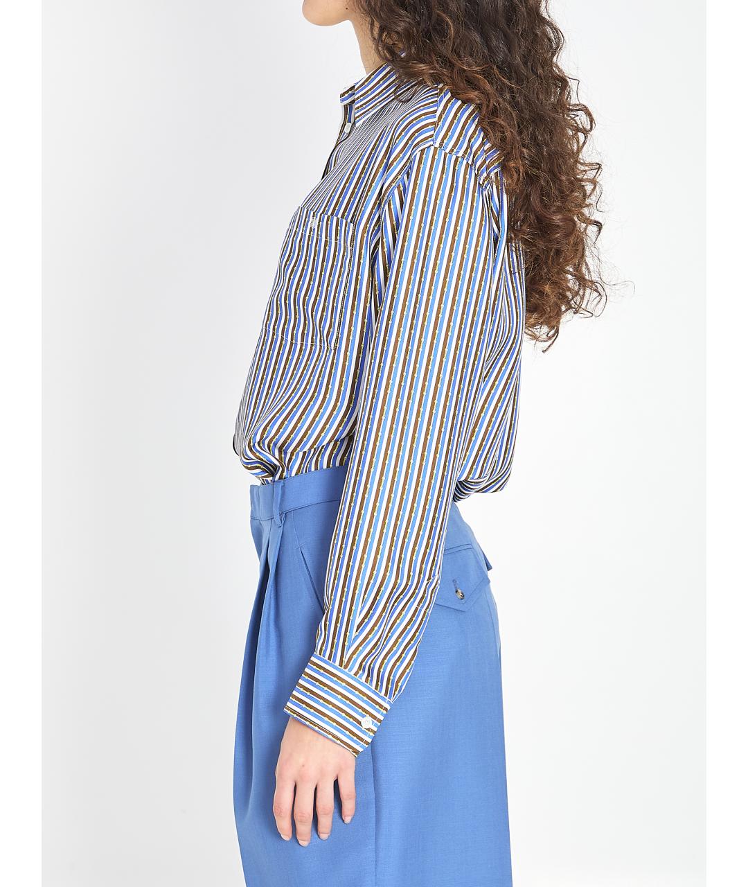 CELINE Мульти шелковая футболка, фото 3