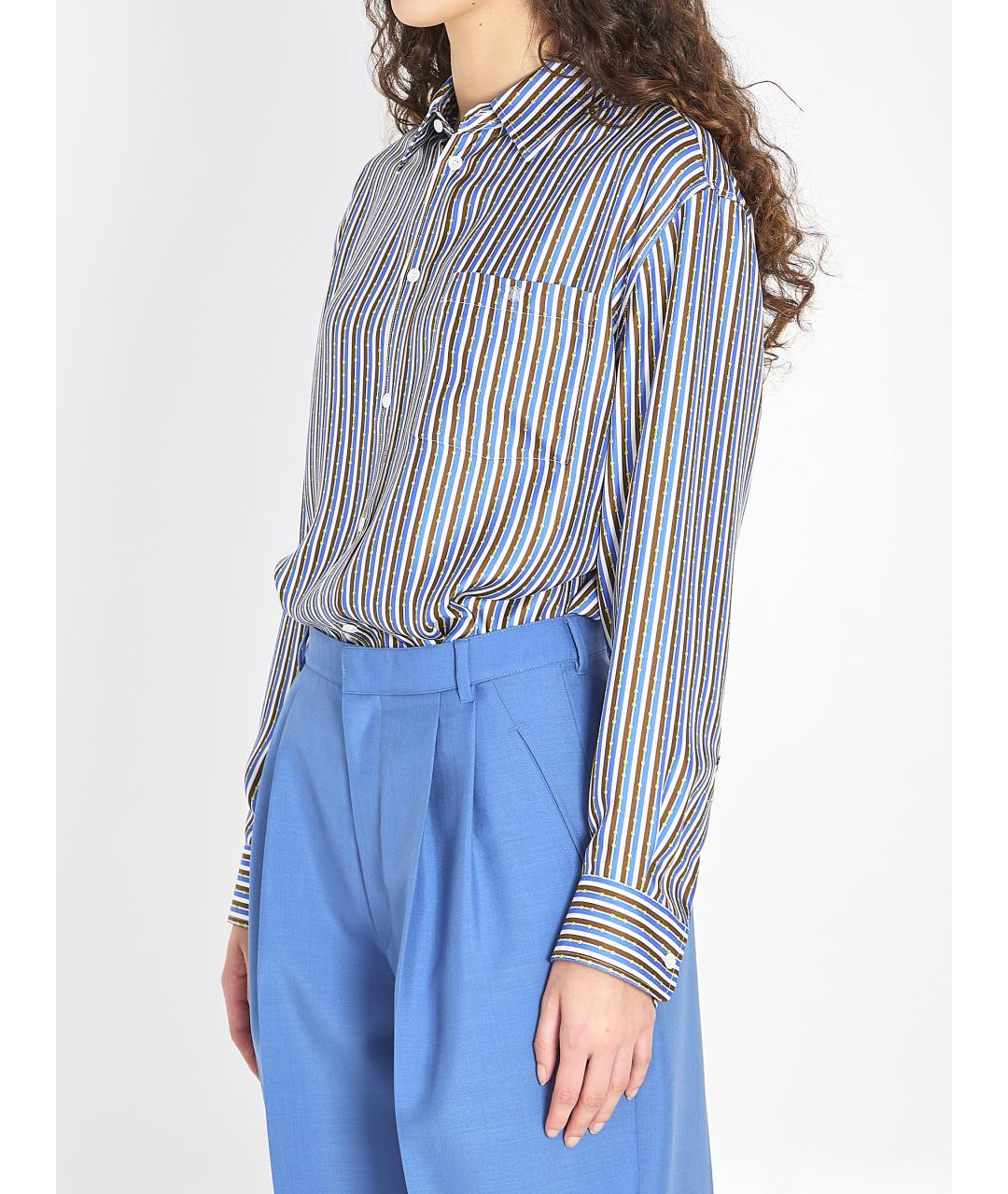 CELINE Мульти шелковая футболка, фото 2