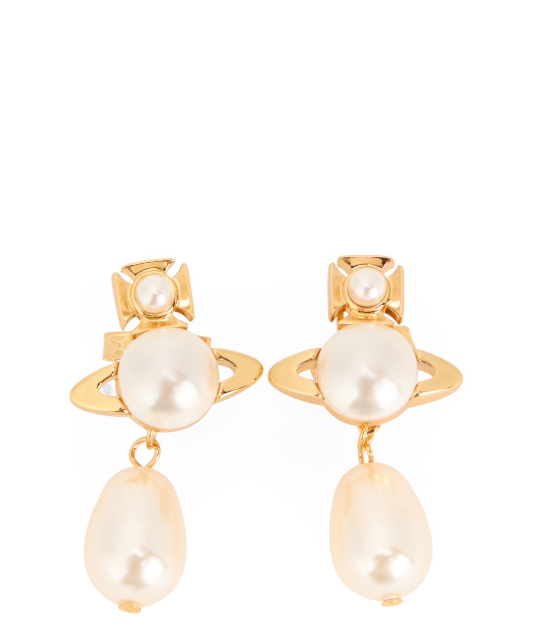 VIVIENNE WESTWOOD Золотые серьги, фото 1