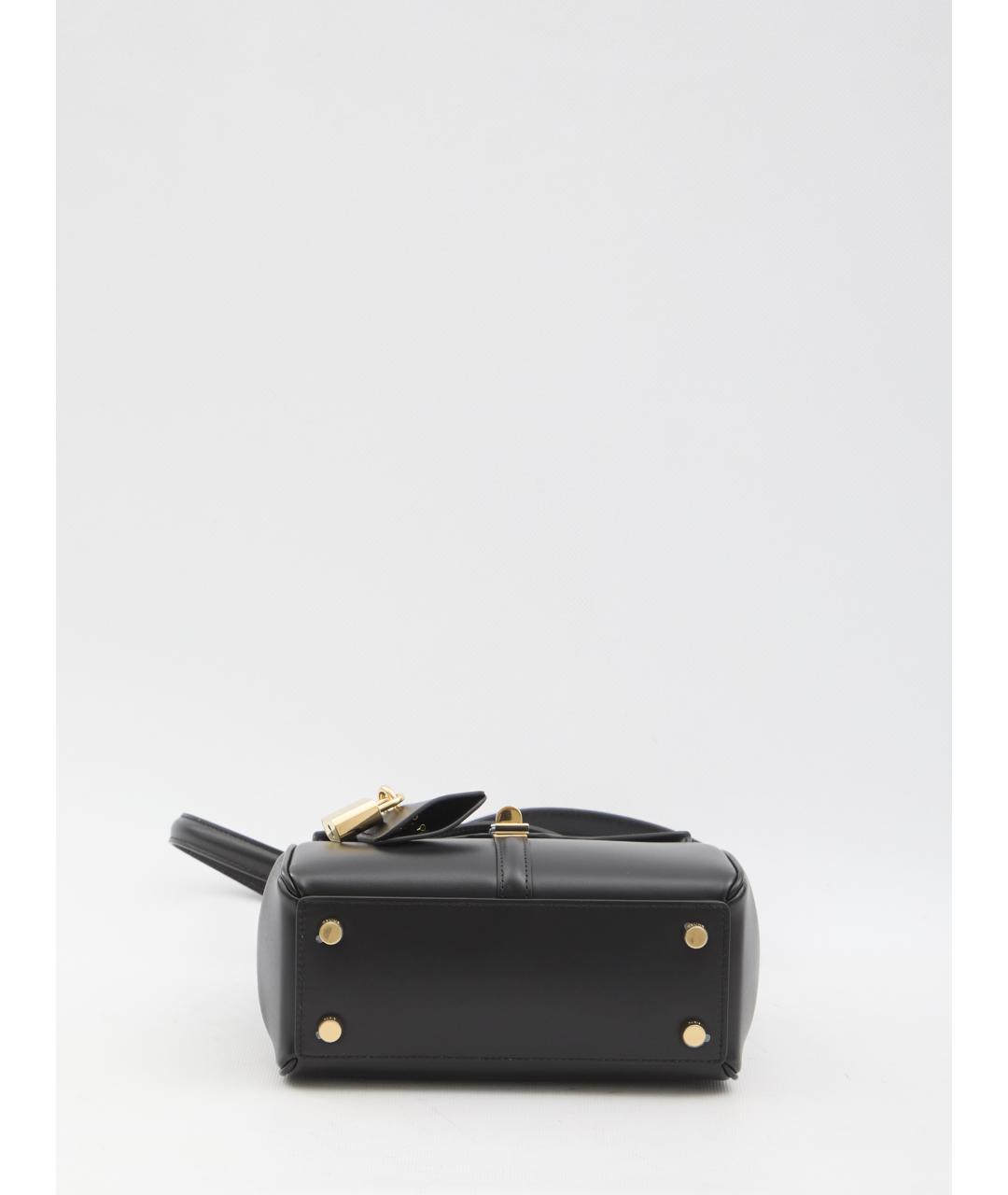 CELINE Черная кожаная сумка тоут, фото 3