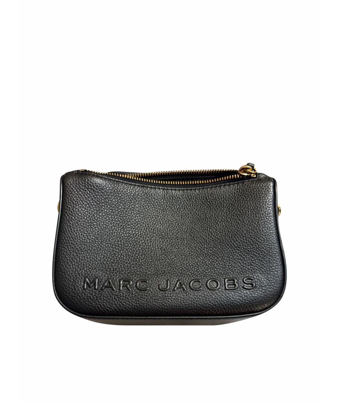 MARC JACOBS Черная кожаная сумка через плечо, фото 1