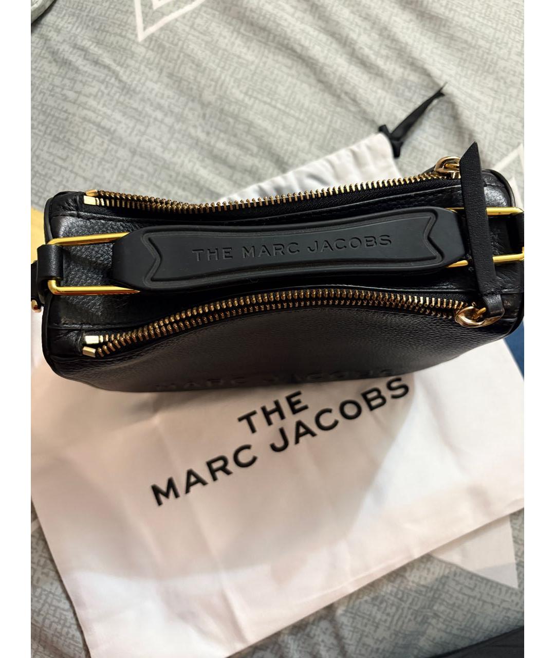 MARC JACOBS Черная кожаная сумка через плечо, фото 3