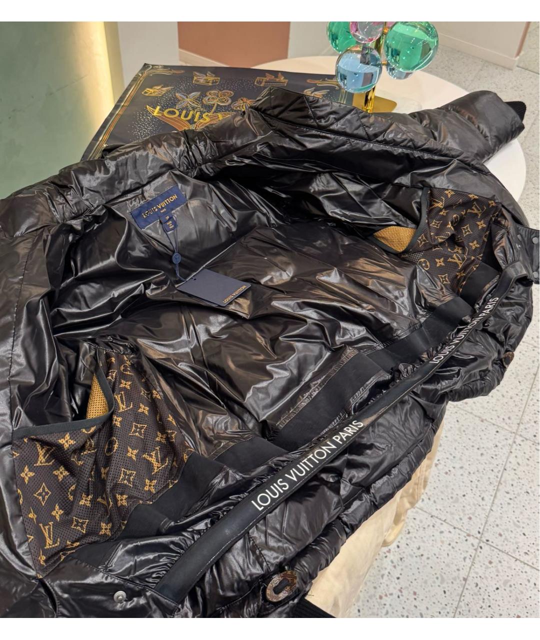 LOUIS VUITTON Черный пуховик, фото 6