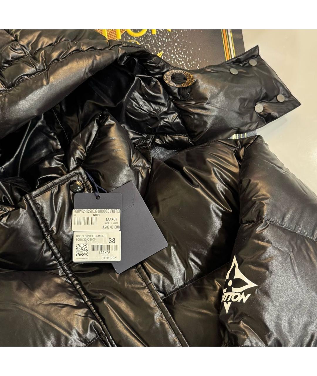 LOUIS VUITTON Черный пуховик, фото 5